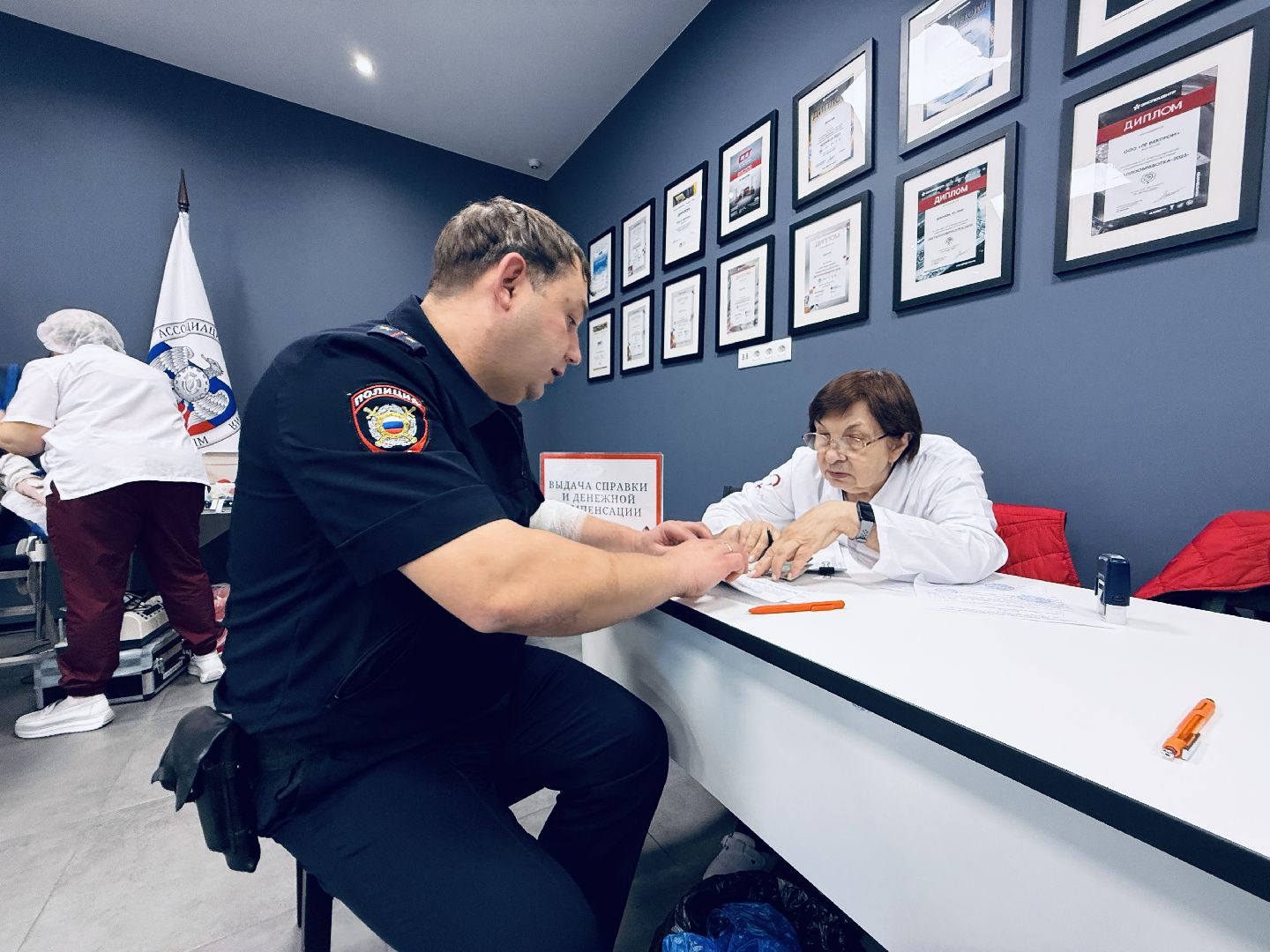 раменское, мвд, полиция, донор, донор крови, сбор крови, сво,