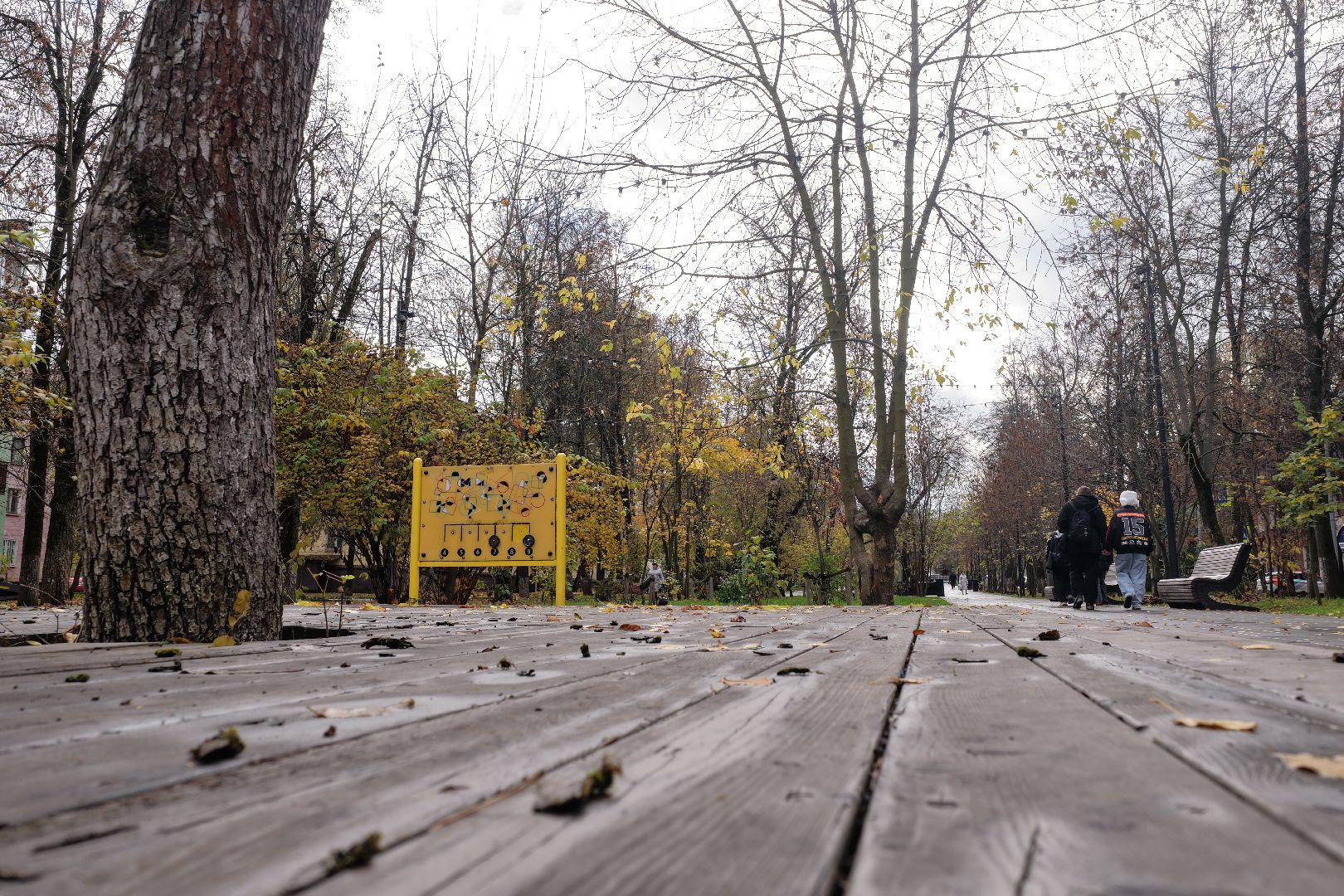 видео с коптера, площадь перед дк щелково, благоустройство щелково,