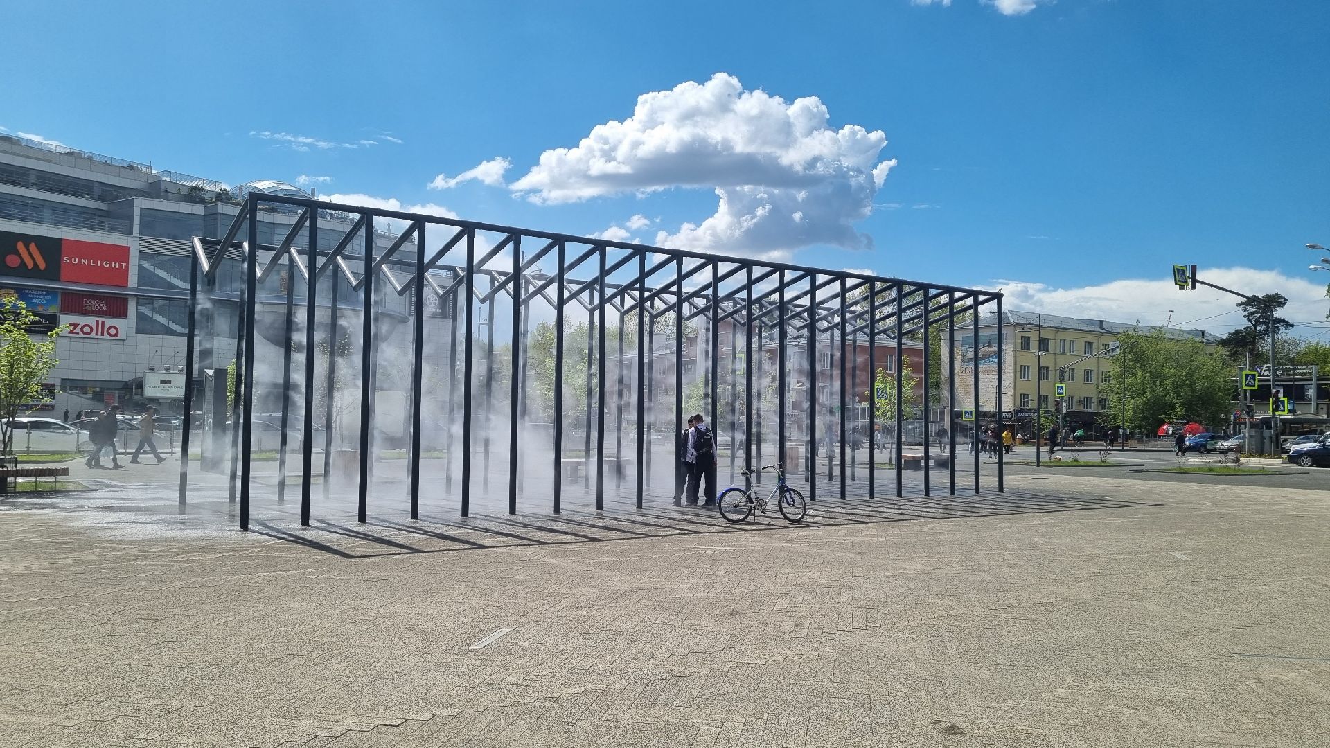 Подмосковье, Ивантеевка, фонтан