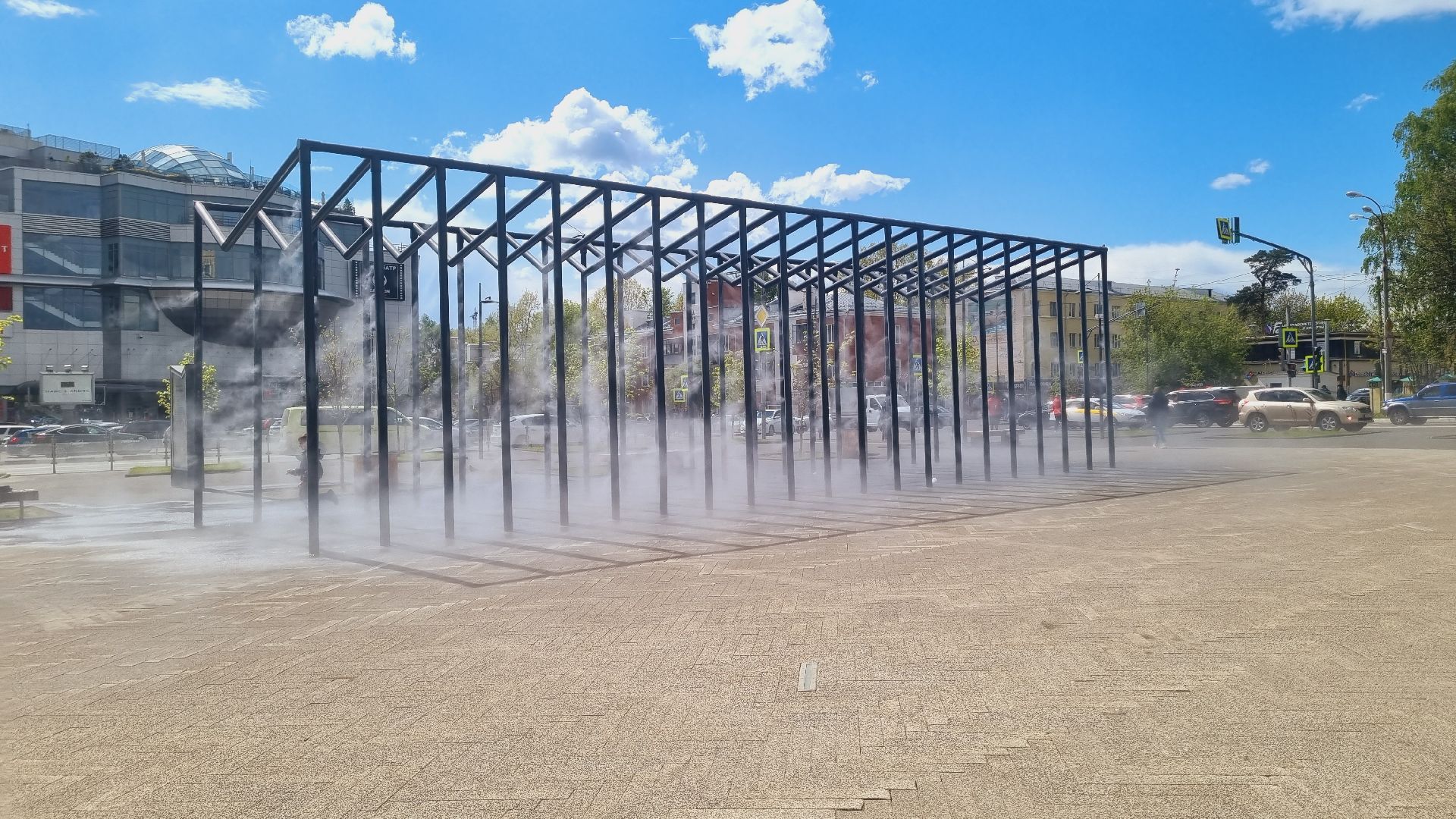 Подмосковье, Ивантеевка, фонтан