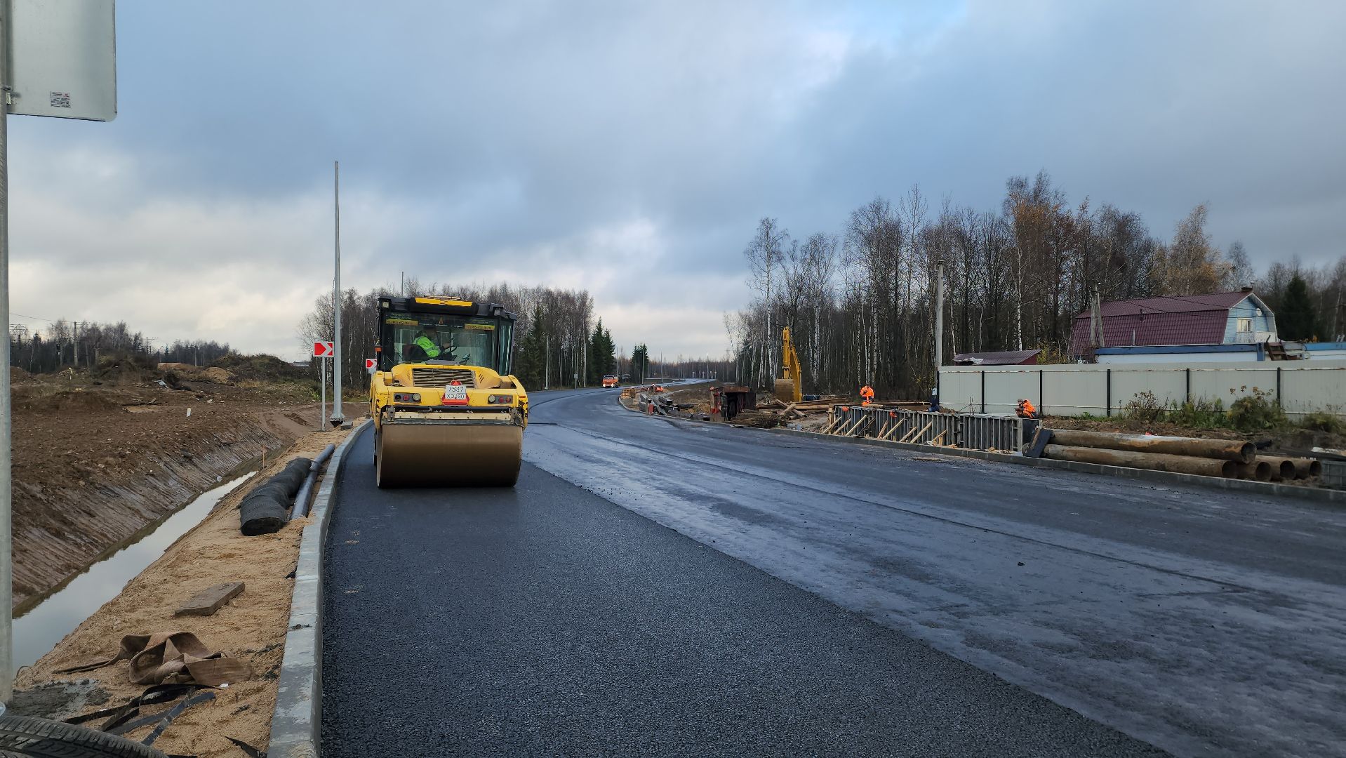 северный подъезд, Дорога, автомобильная дорога, Лобня,