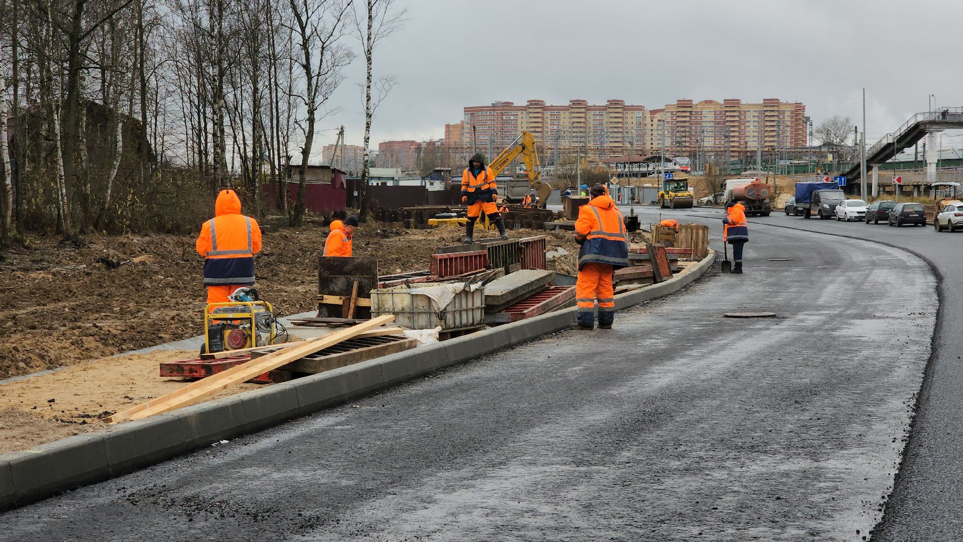 северный подъезд, Дорога, автомобильная дорога, Лобня,