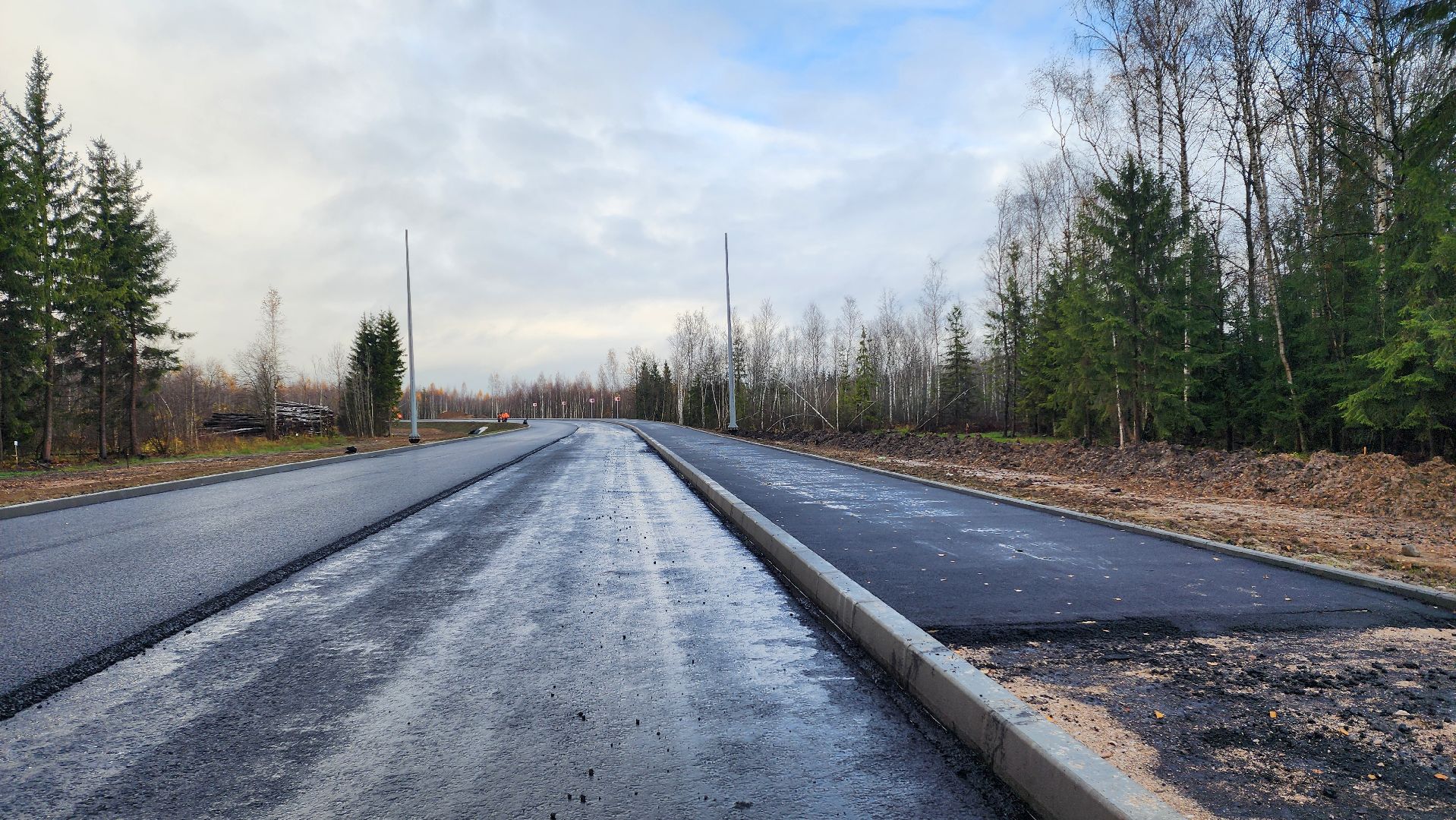 северный подъезд, Дорога, автомобильная дорога, Лобня,