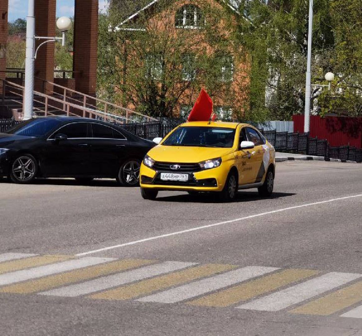Сергиев Посад, Сергиево-Посадский городской округ, День Победы, 9 мая, Автопробег, Яндекс Такси