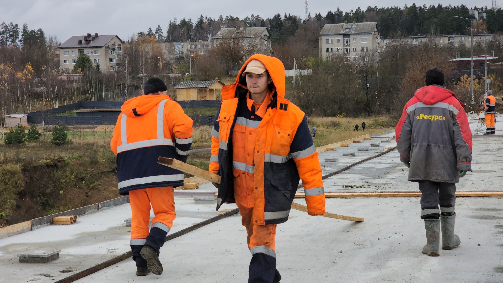 Руза, Ремонт моста, Поречье, Дороги,