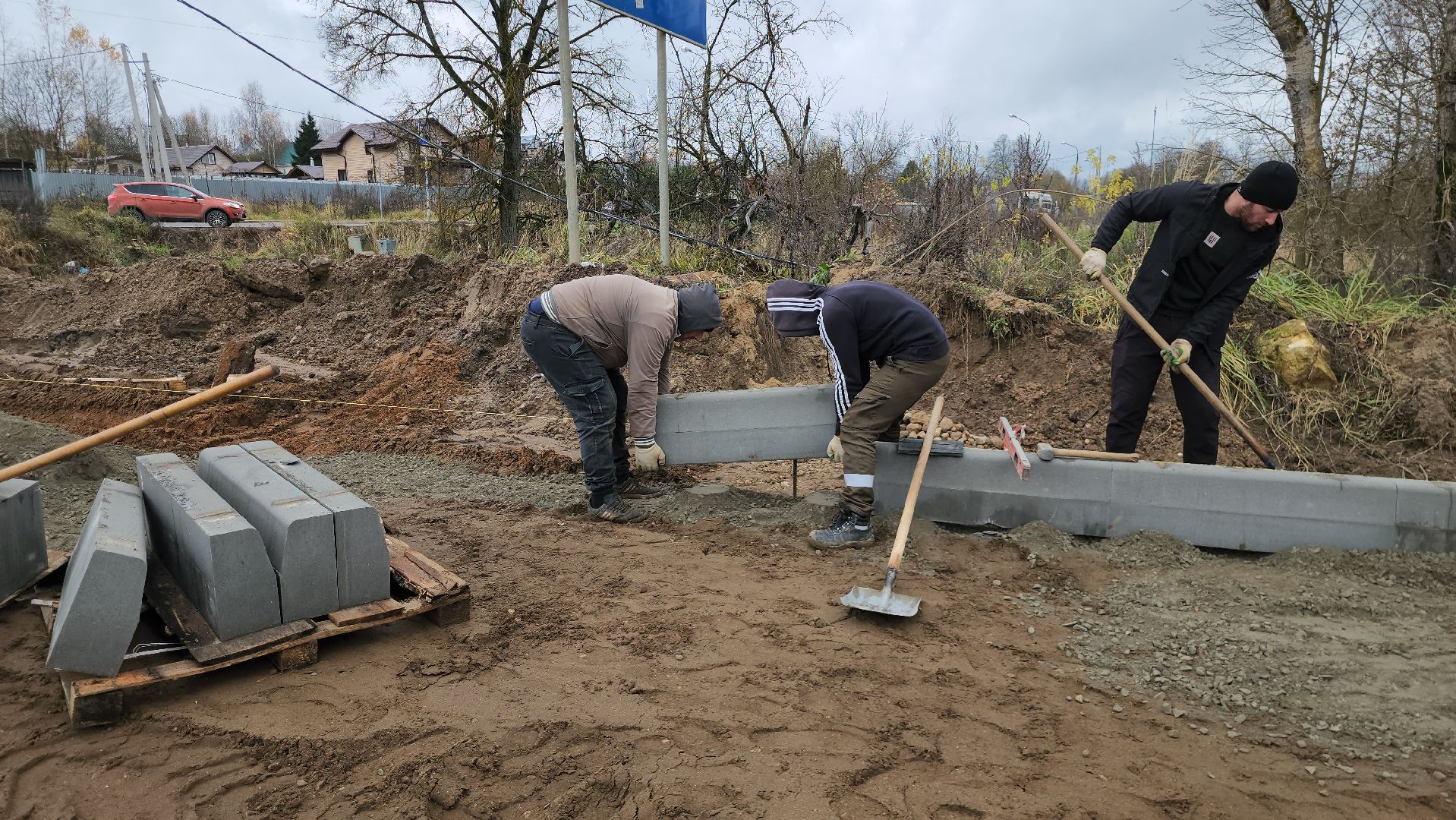 Руза, Ремонт моста, Поречье, Дороги,