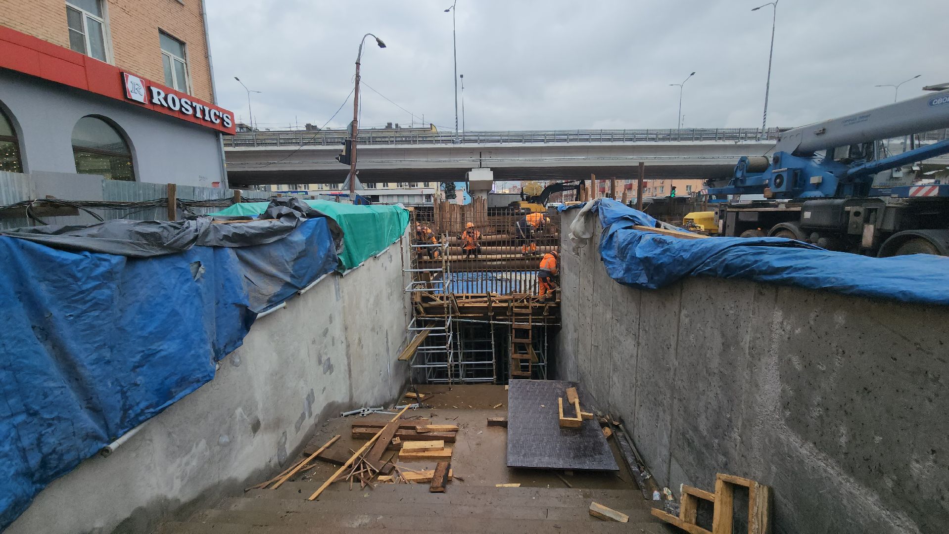 люберцы, реконструкция октябрьского проспекта, подземные пешеходные переходы,