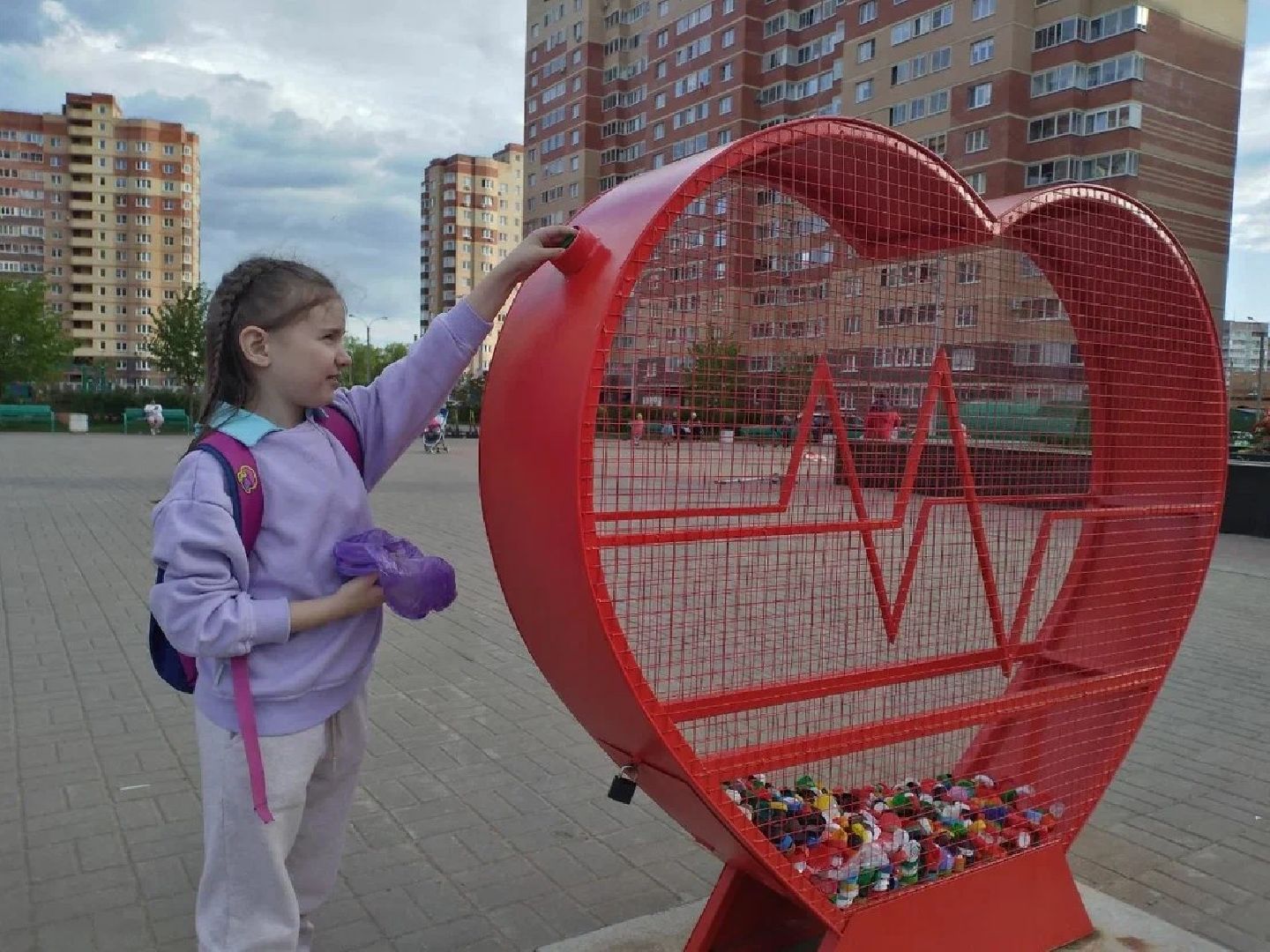 добрый пластик, вторсырьё, благотворительность, Лосино-Петровский, волонтёры