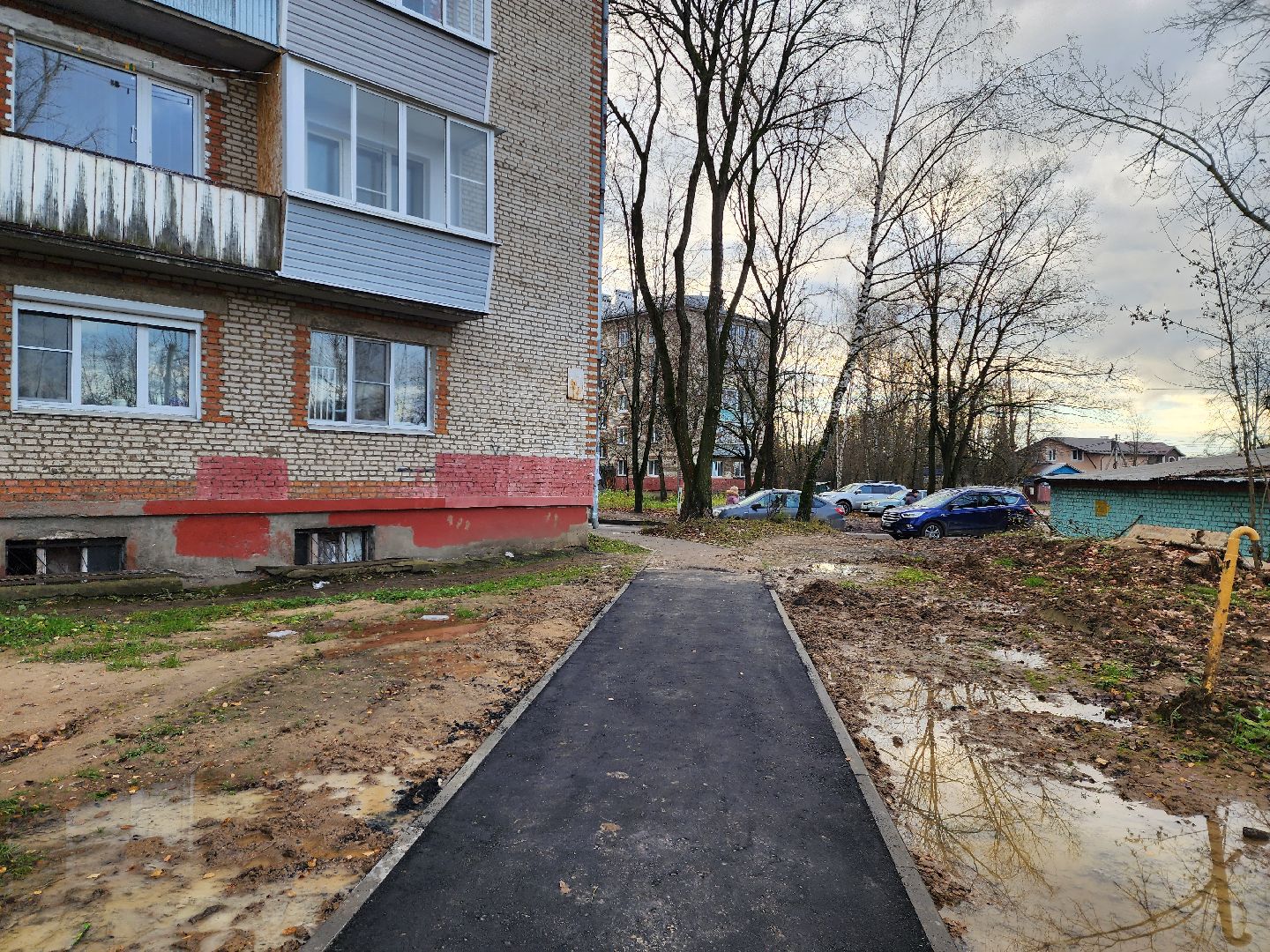 красноармейск, городской округ пушкинский,  пешеходный маршрут,благоустройство , ремонт теплотрассы,