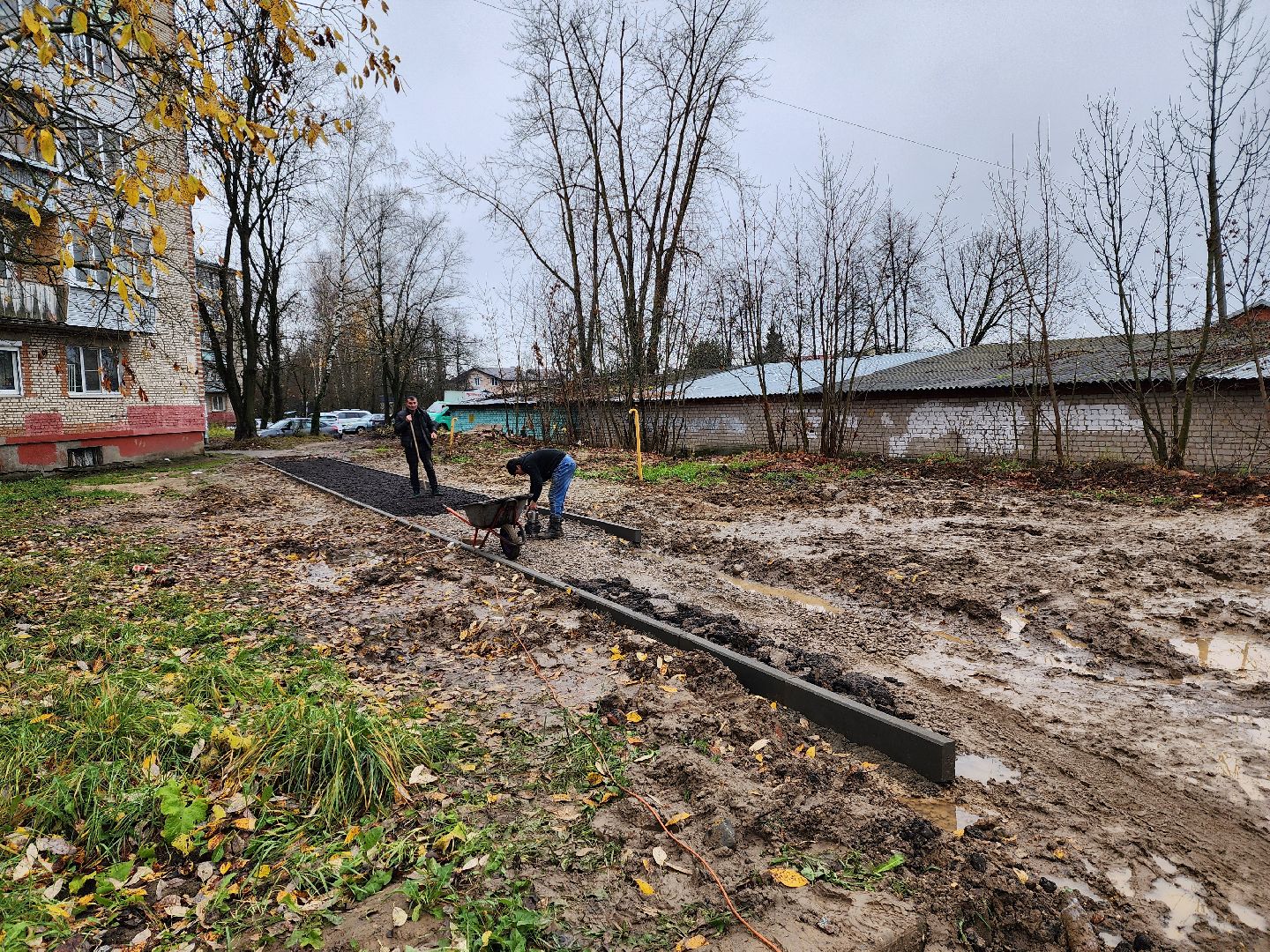красноармейск, городской округ пушкинский,  пешеходный маршрут,благоустройство , ремонт теплотрассы,