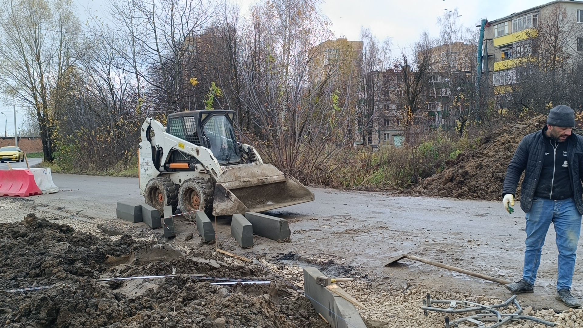 дорога, парк, лобня,