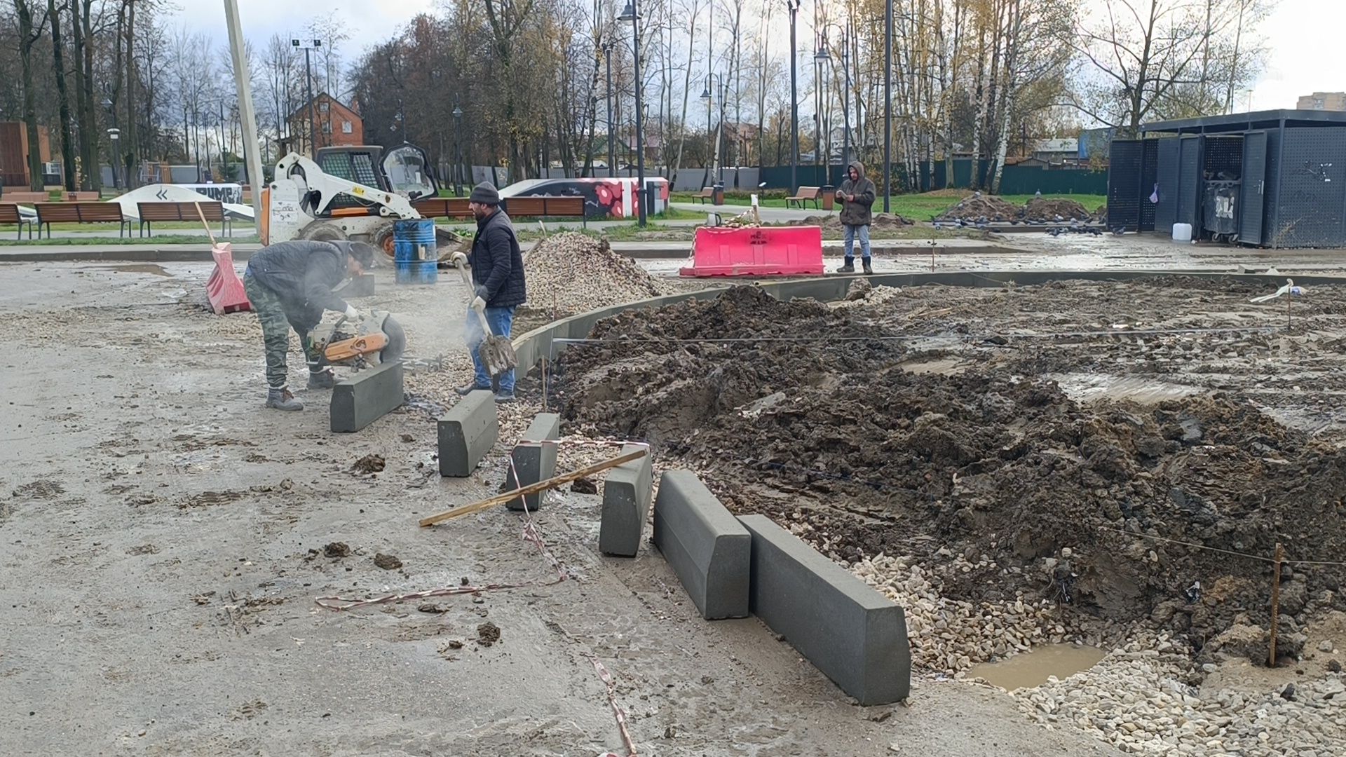 дорога, парк, лобня,