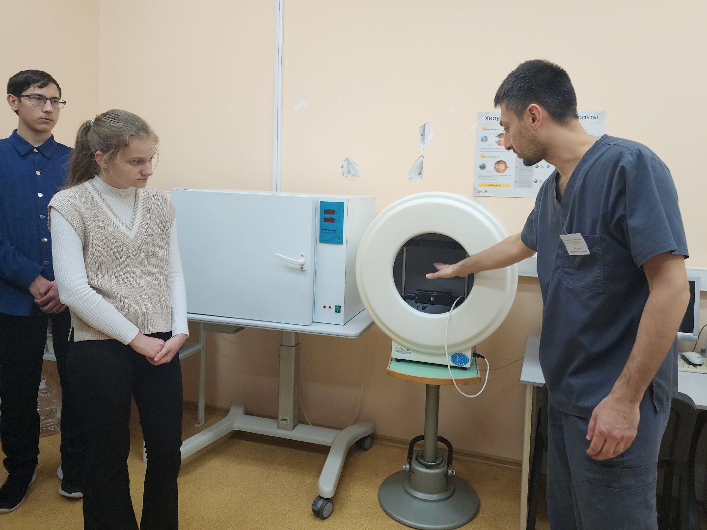 фрязино, медицинский класс, экскурсия, больница, школьники,