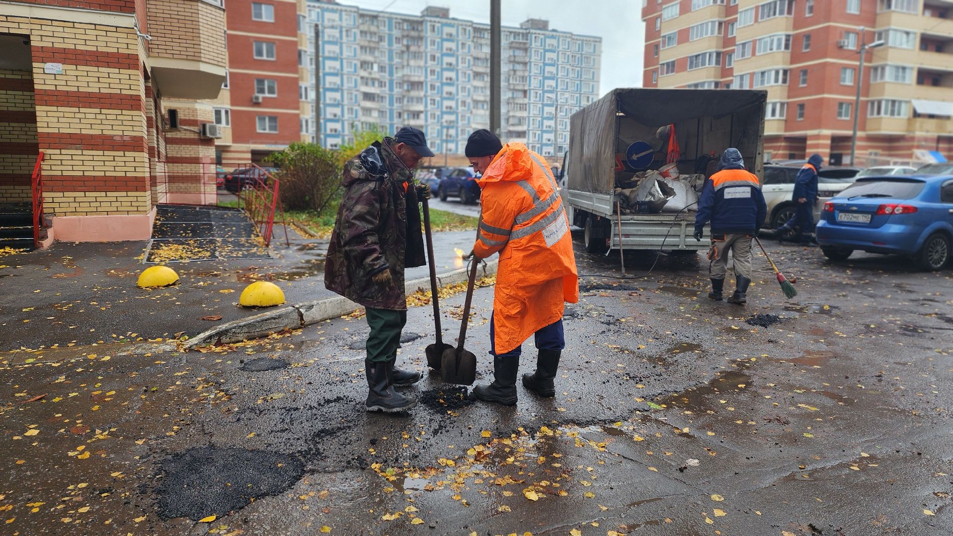 клин , ямочный ремонт , улица дзержинского , благоустройство,