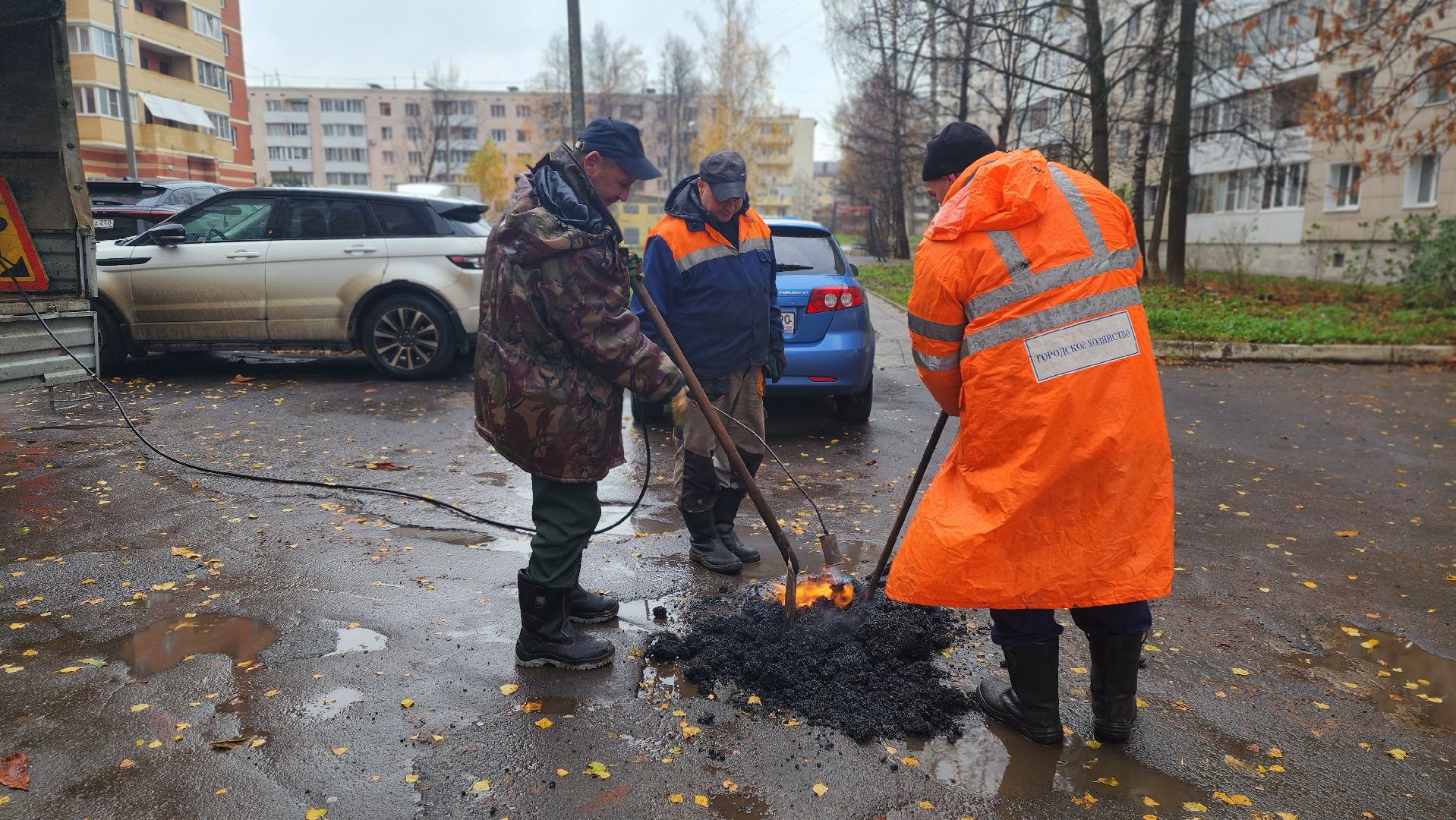 клин , ямочный ремонт , улица дзержинского , благоустройство,