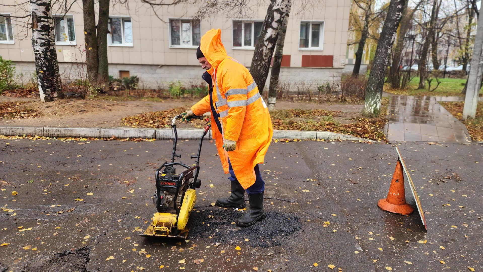 клин , ямочный ремонт , улица дзержинского , благоустройство,
