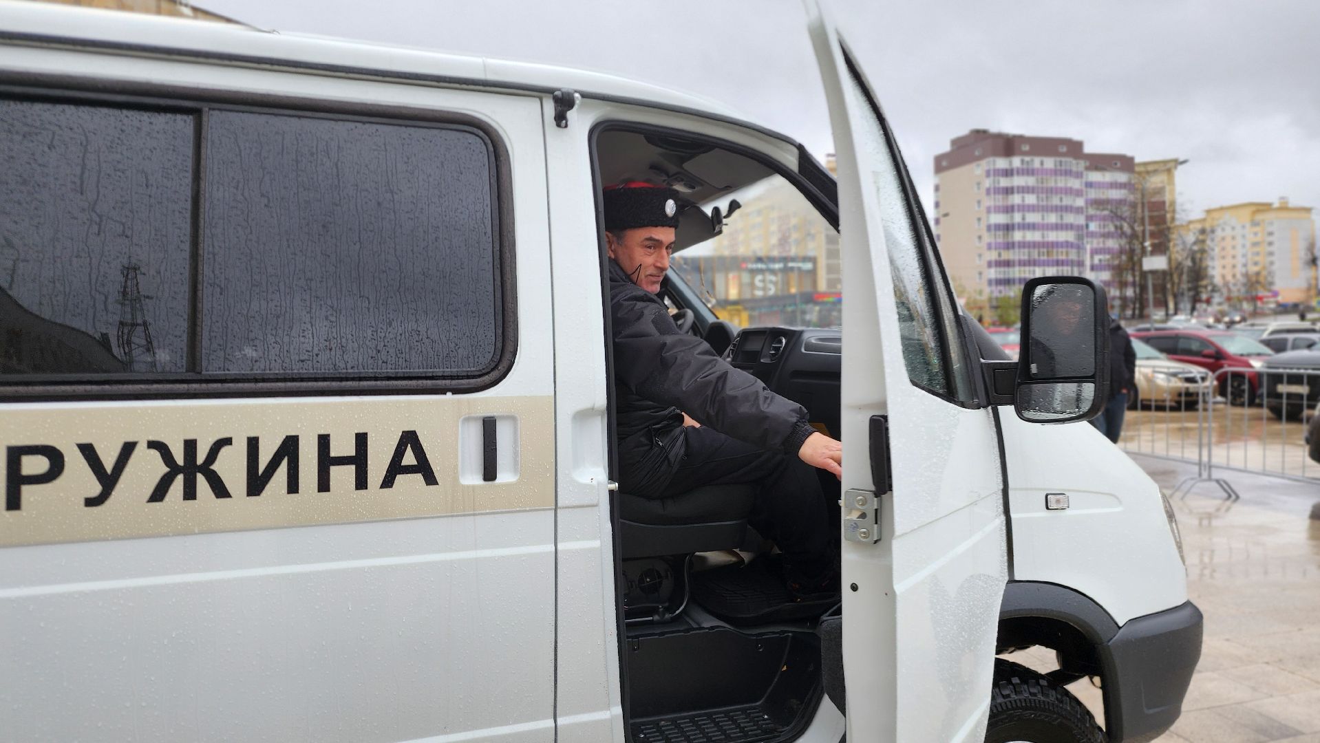 Вручение ключей от автомобиля,  народная дружина, Руза, губернатор московской области, воробьёв,