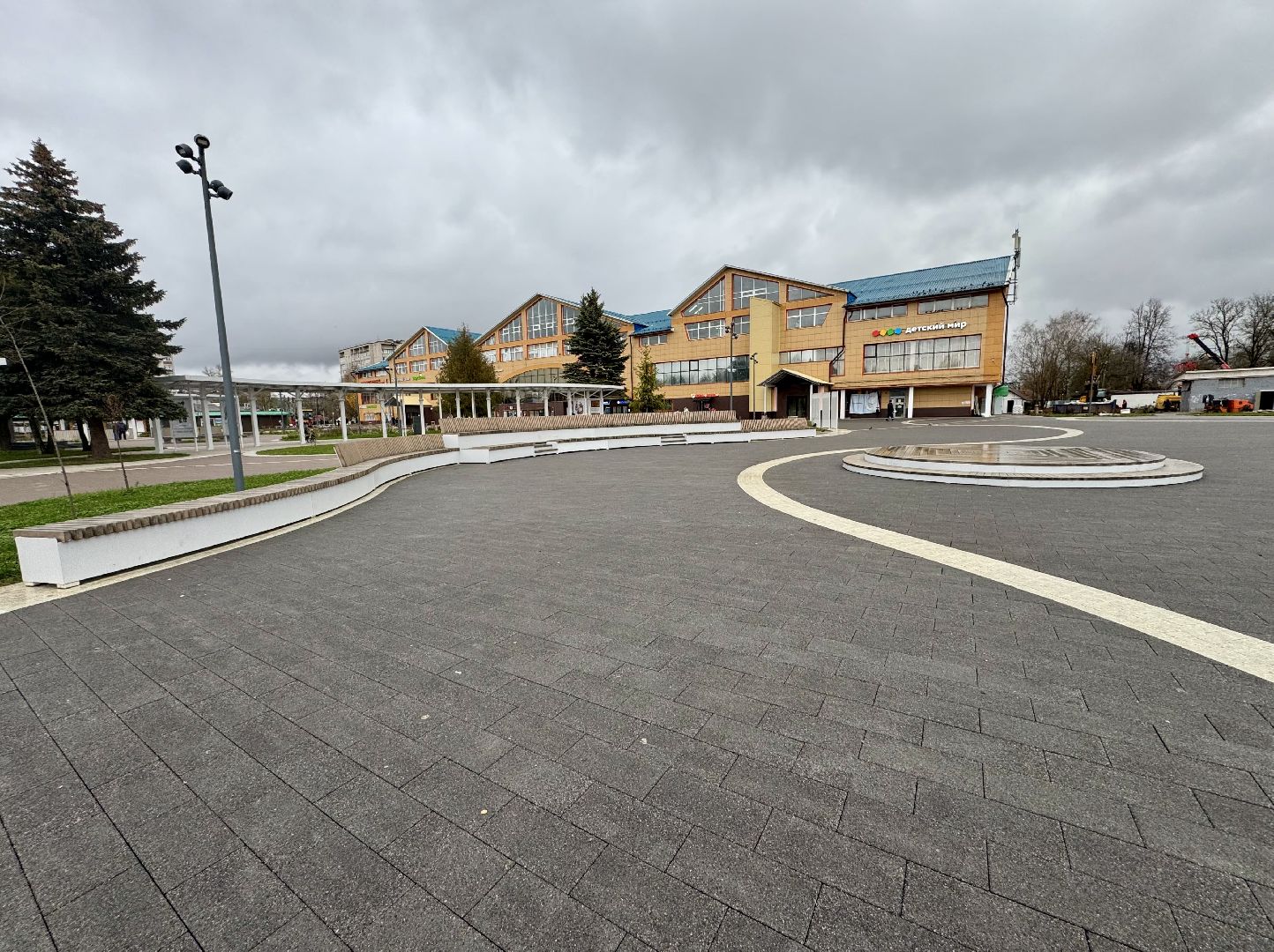 Сергиево-Посадский городской округ, Хотьково, благоустройство площади,