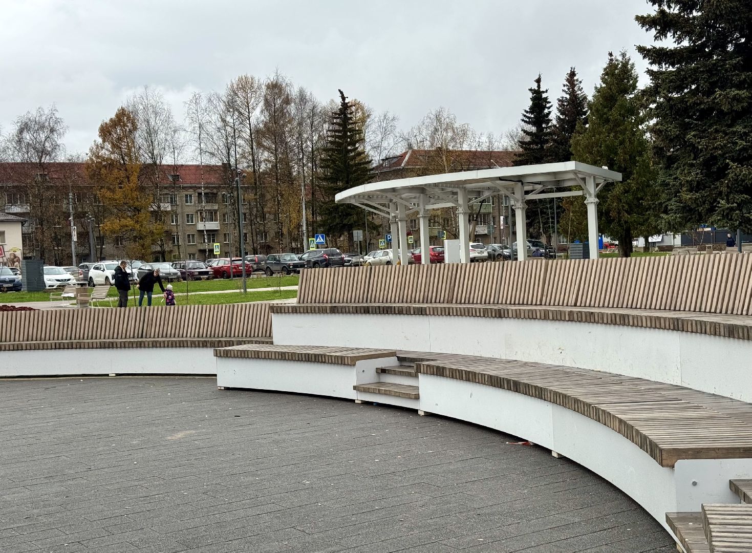 Сергиево-Посадский городской округ, Хотьково, благоустройство площади,