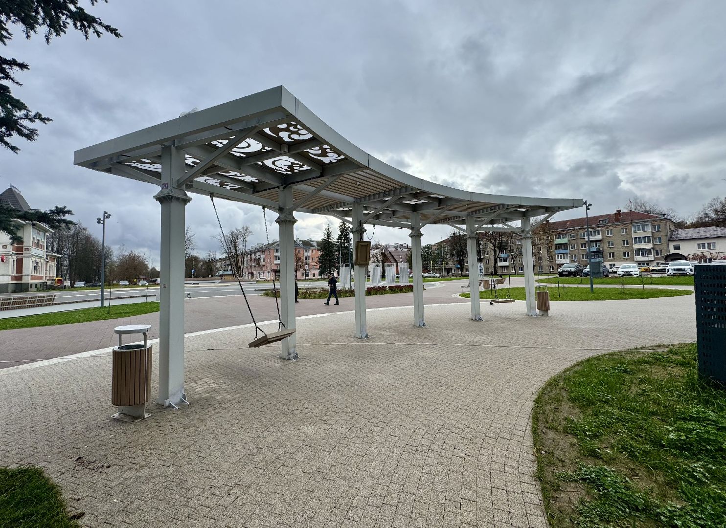 Сергиево-Посадский городской округ, Хотьково, благоустройство площади,