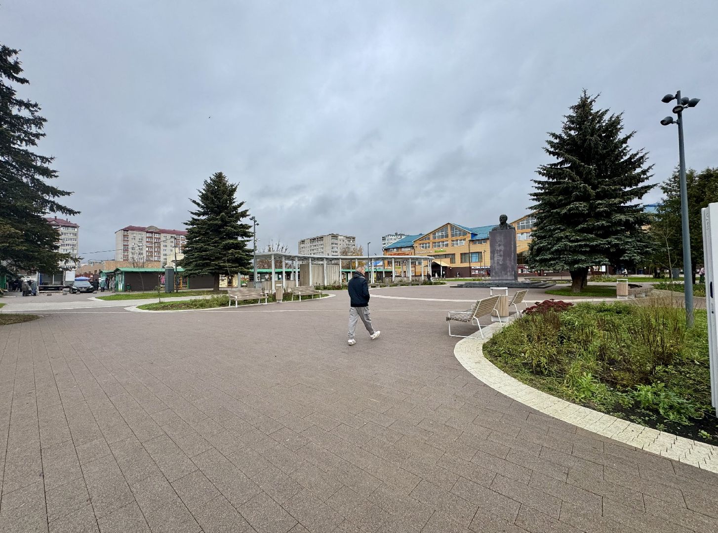 Сергиево-Посадский городской округ, Хотьково, благоустройство площади,