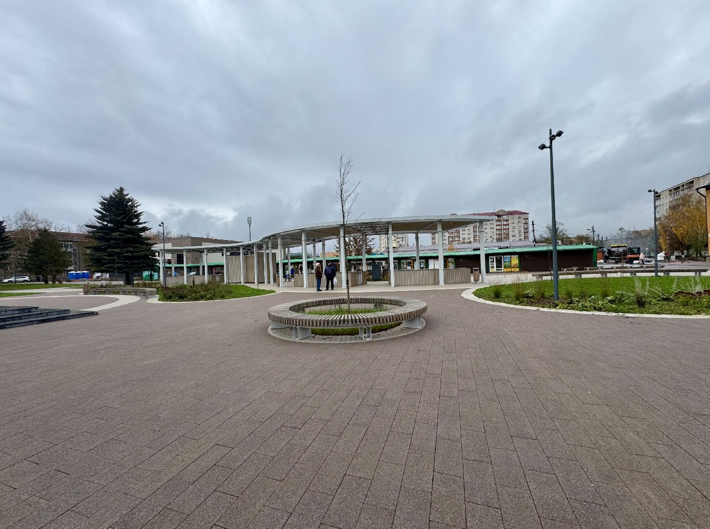 Сергиево-Посадский городской округ, Хотьково, благоустройство площади,