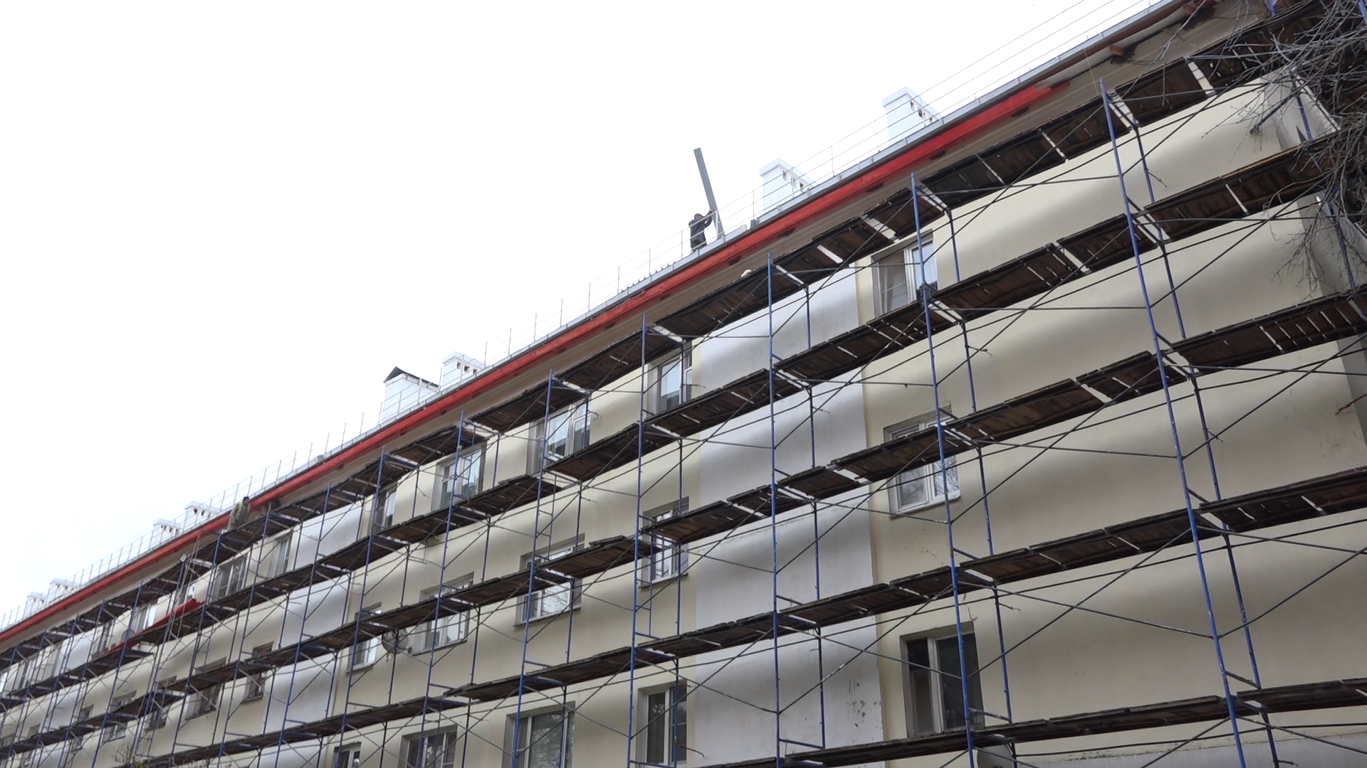 дос, дом офицерского состава, власиха дос, капремонт кровли, двускатная крыша,