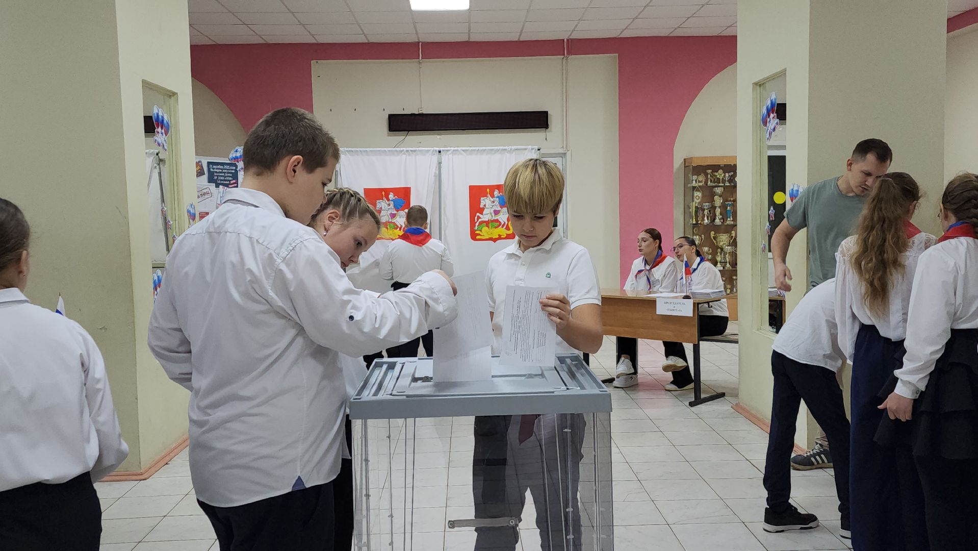 луховицы, выборы в школе, детская дума,образование,