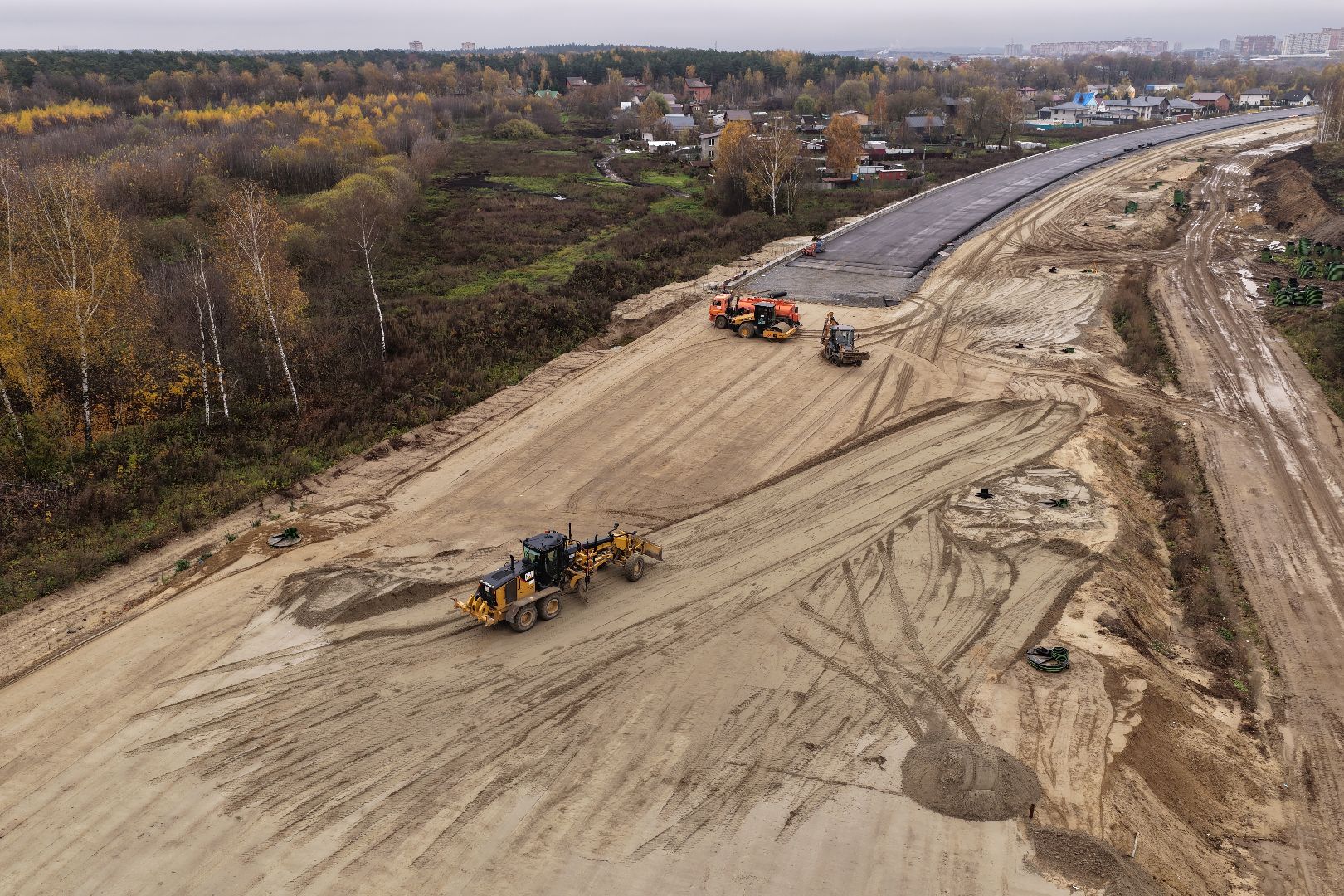 видео с коптера, юла, южно-лыткаринская автодорога,