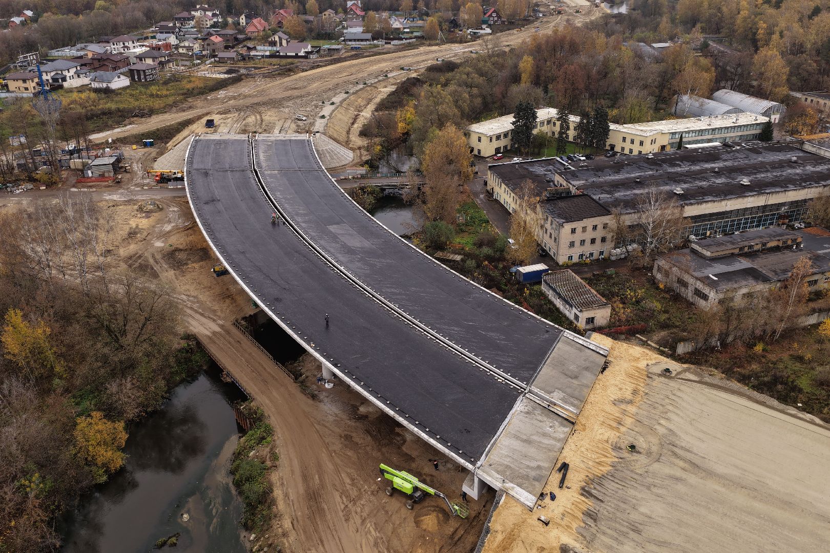 видео с коптера, юла, южно-лыткаринская автодорога,
