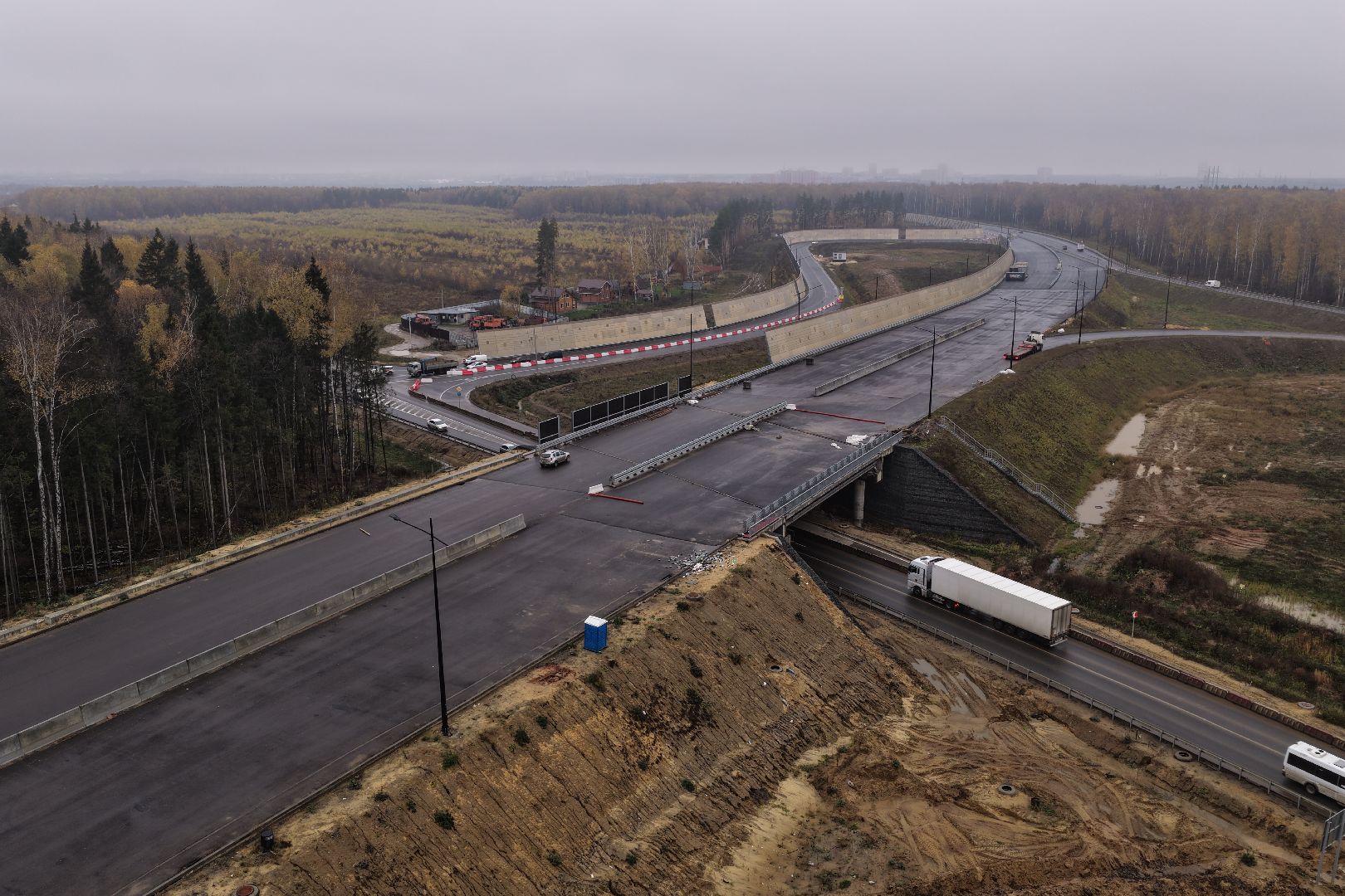 видео с коптера, юла, южно-лыткаринская автодорога,