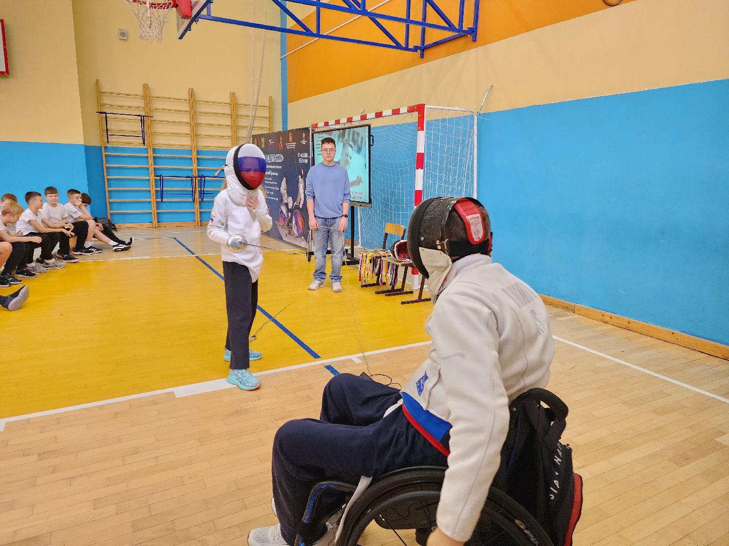 пушкино, городской округ пушкинский, паралимпиец, колесница, фехтование, урок физкультуры,