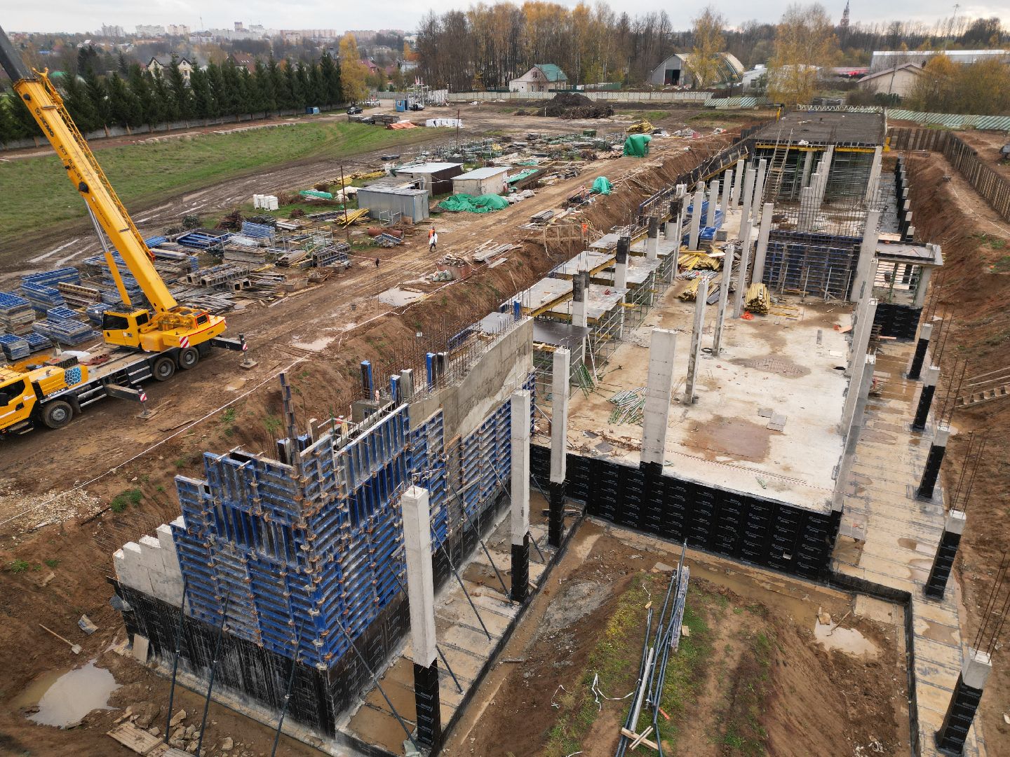 видео с коптера, стадион спартак, спорт в можайске,