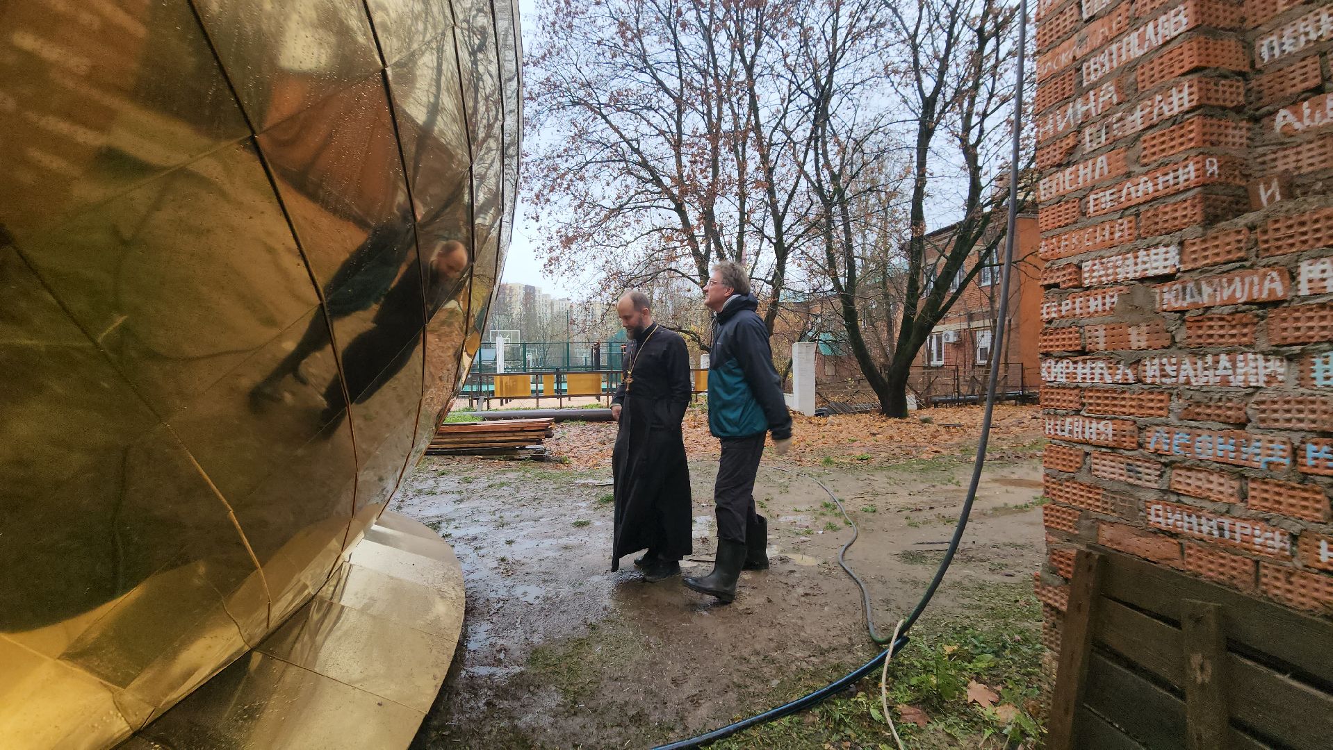 Купол храма, Церковь , Лобня, Храм в Лобне,