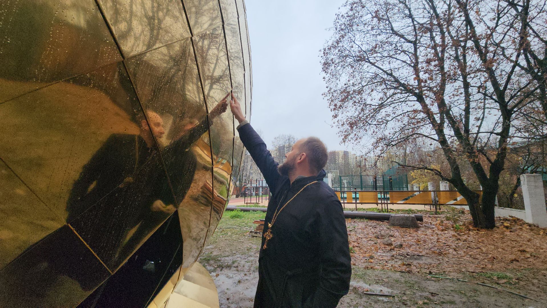 Купол храма, Церковь , Лобня, Храм в Лобне,