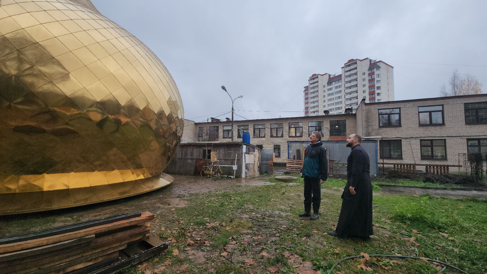 Купол храма, Церковь , Лобня, Храм в Лобне,