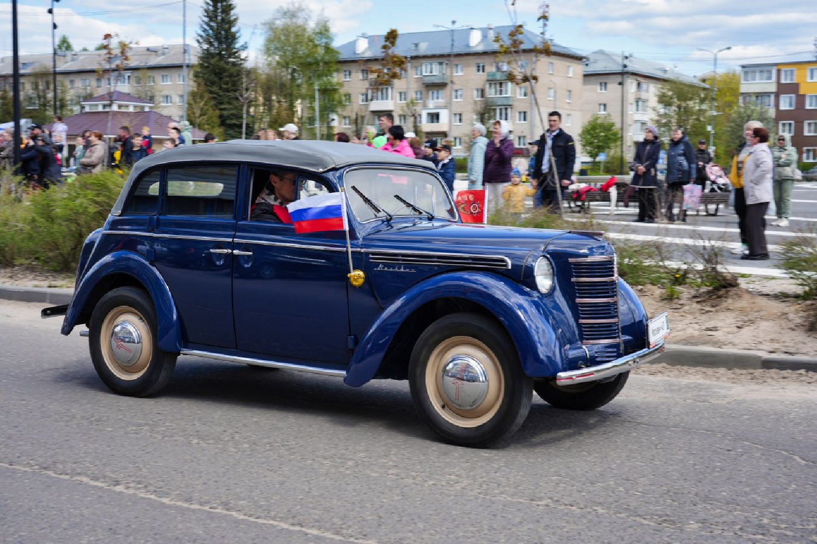 Сергиев Посад, Сергиево-Посадский городской округ, Ретроавтомобиль, Победа, День Победы, Автопробег, Ретро, 9 мая