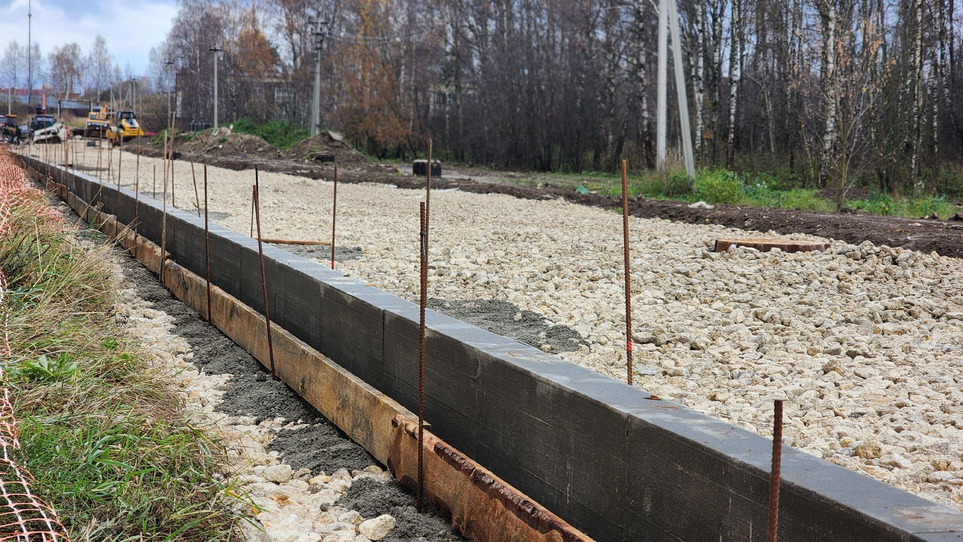 дорога, строительство дорог, лосино-петровский,