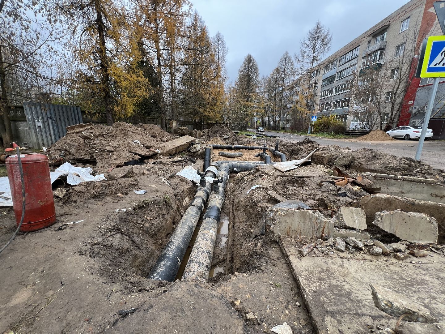 теплосети запрудня, талдомский городской округ, Талдом,