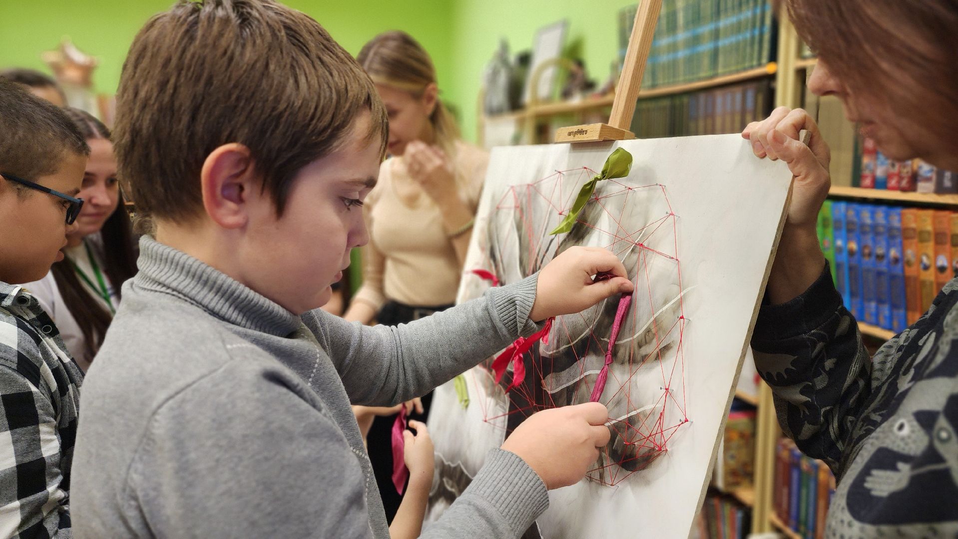 клин, библиотека им гайдара , перформанс, ночь искусств ,