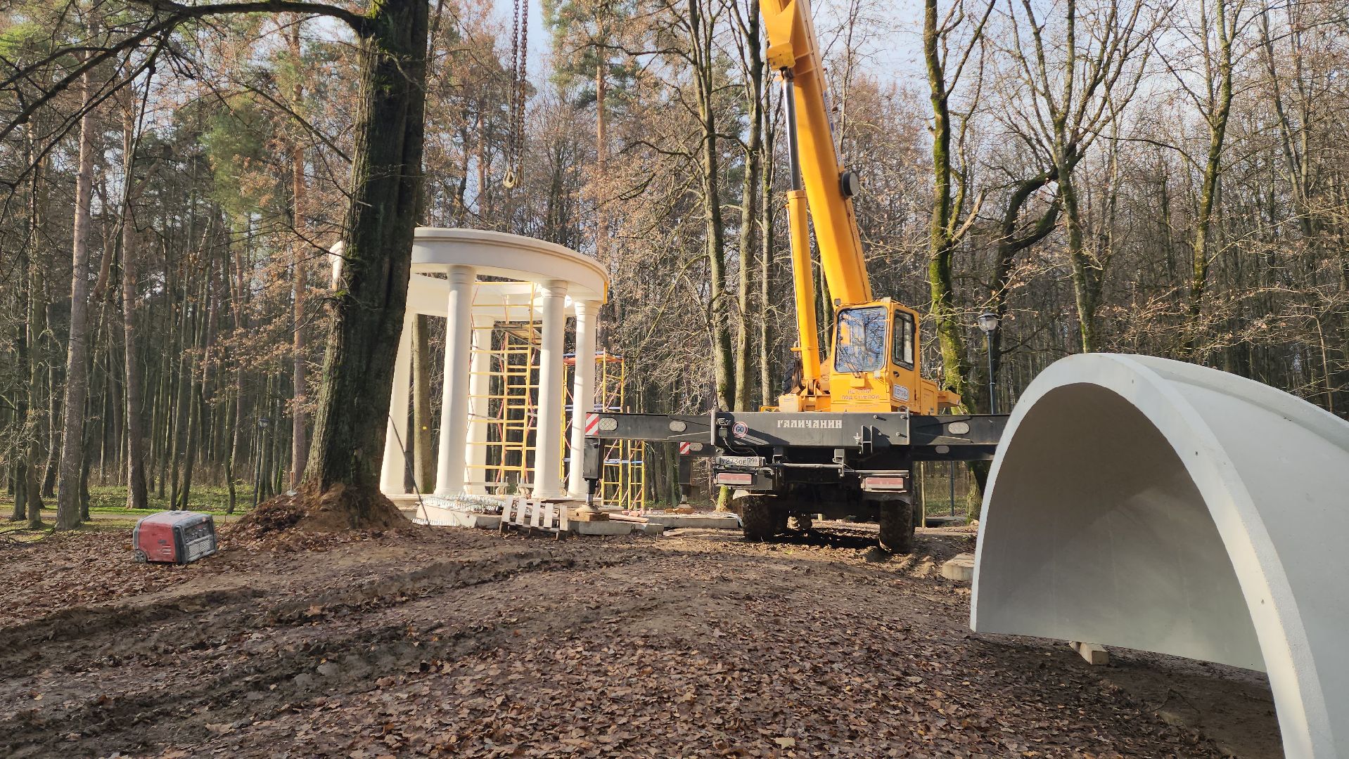 ротонда, красногорск, городской парк,