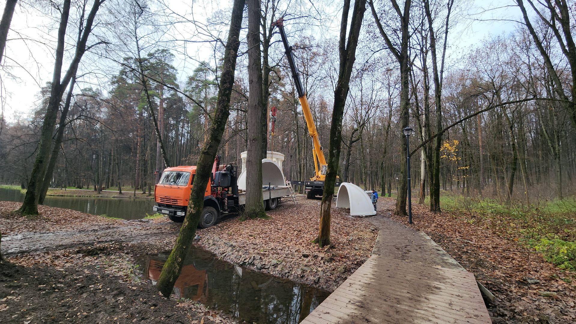 ротонда, красногорск, городской парк,