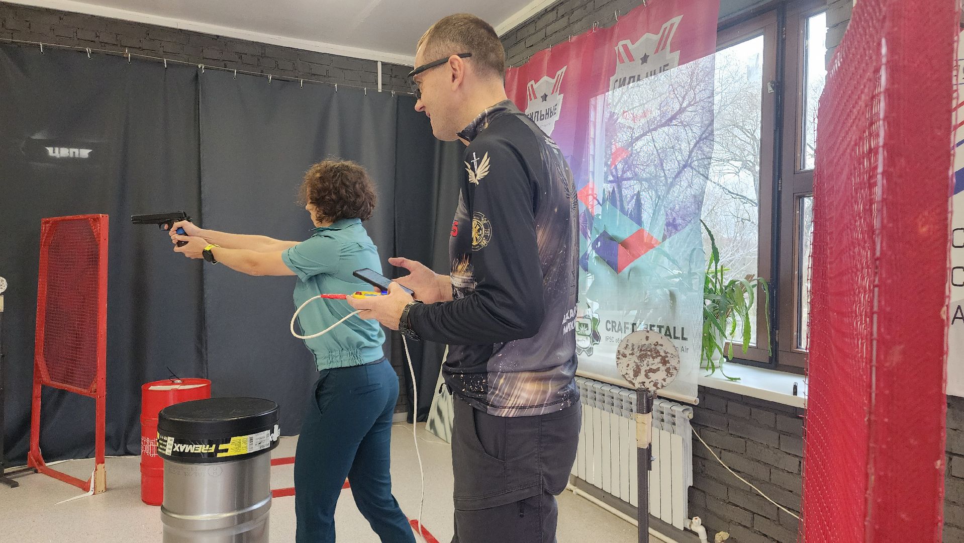 сотрудники таможни, таможня, подмосковье , домодедово, турнир по стрельбе, винтовка, пистолет, макет,