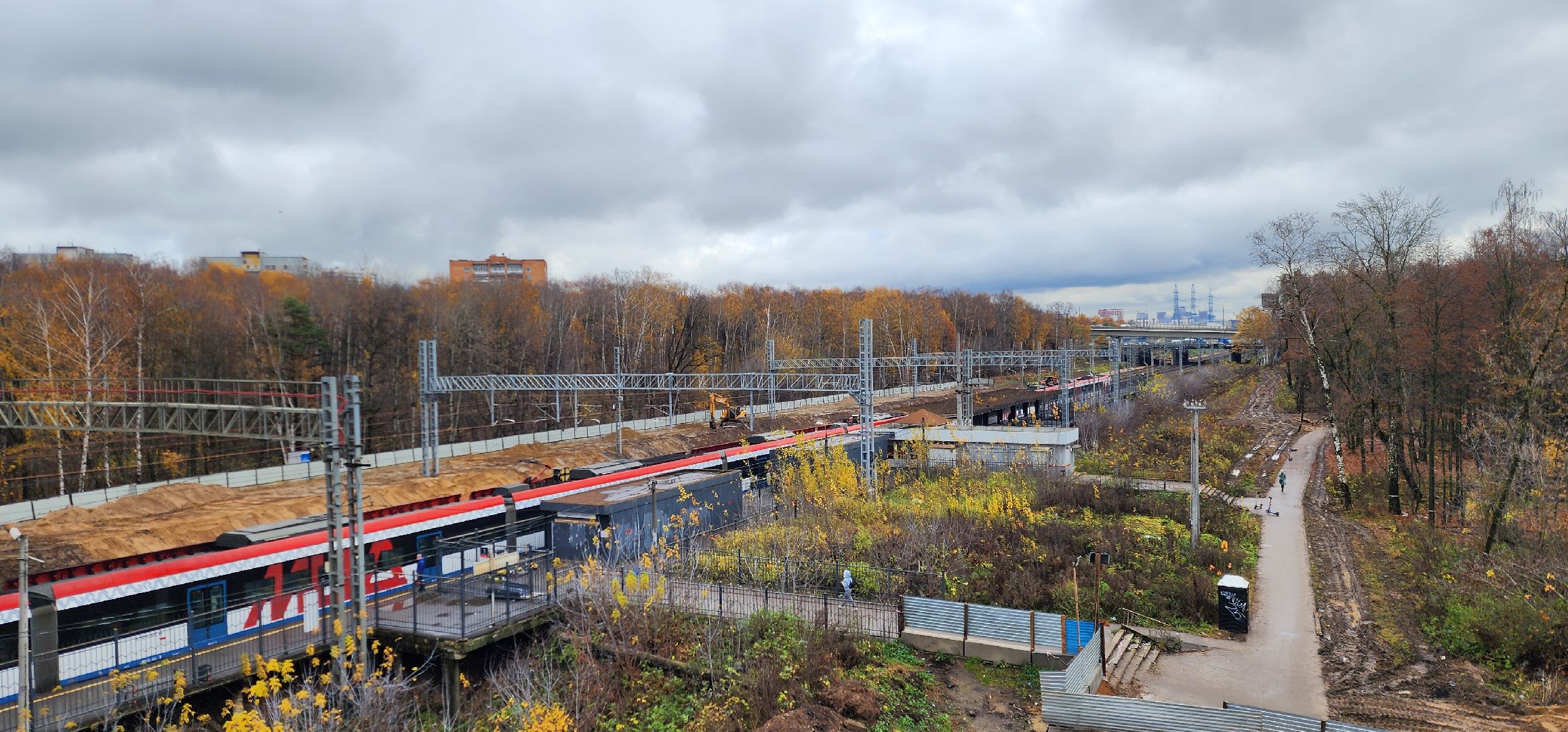 Химки, Строительство , Транспорт , железная дорога, МЦД,