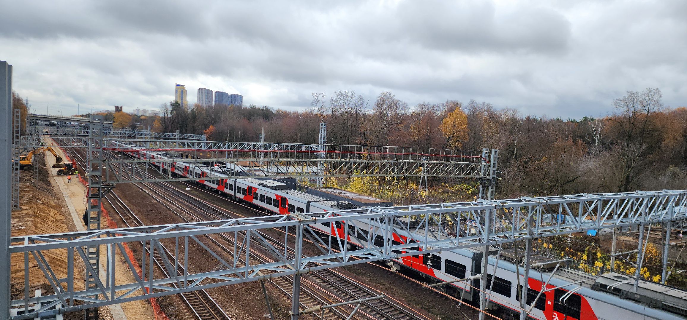 Химки, Строительство , Транспорт , железная дорога, МЦД,