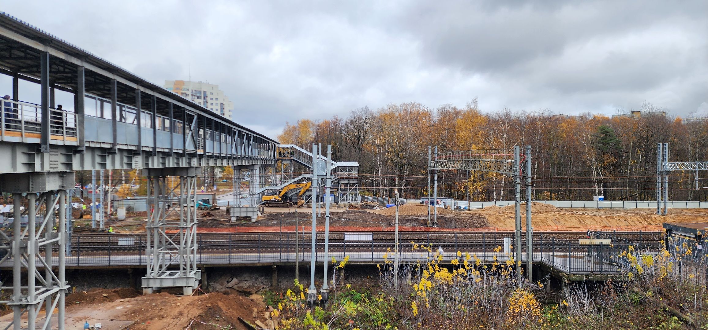 Химки, Строительство , Транспорт , железная дорога, МЦД,