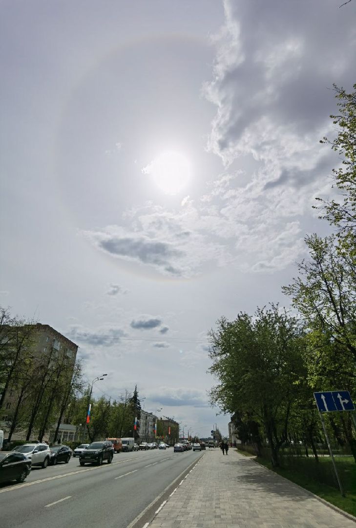 Сергиев Посад, Сергиево-Посадский городской округ, Погода, Гало, Город, Жители, Атмосферное явление