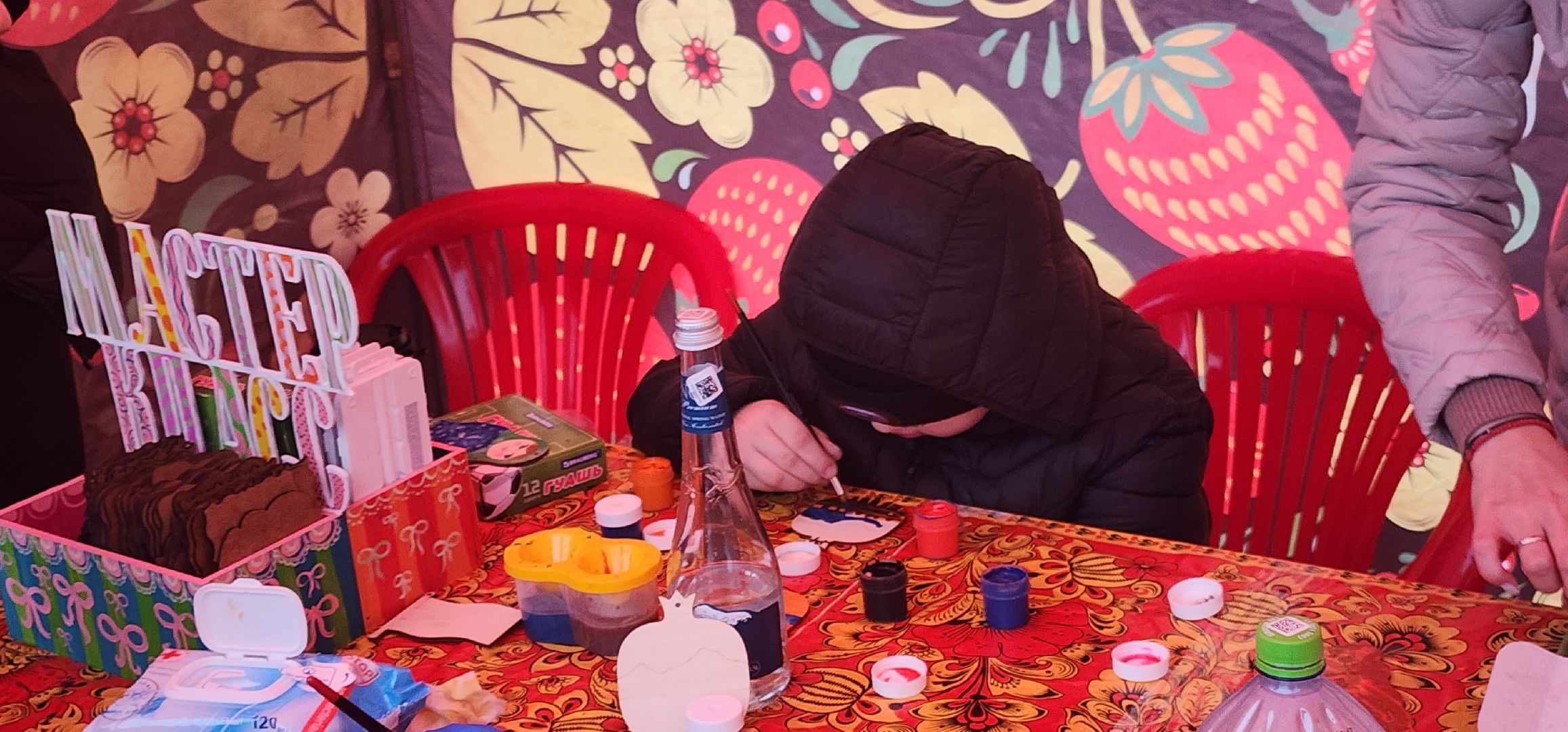 долгопрудный, 4 ноября, день народно единства, центральный парк, мастер-класс, матрешка, песня небо славян, русский рок,