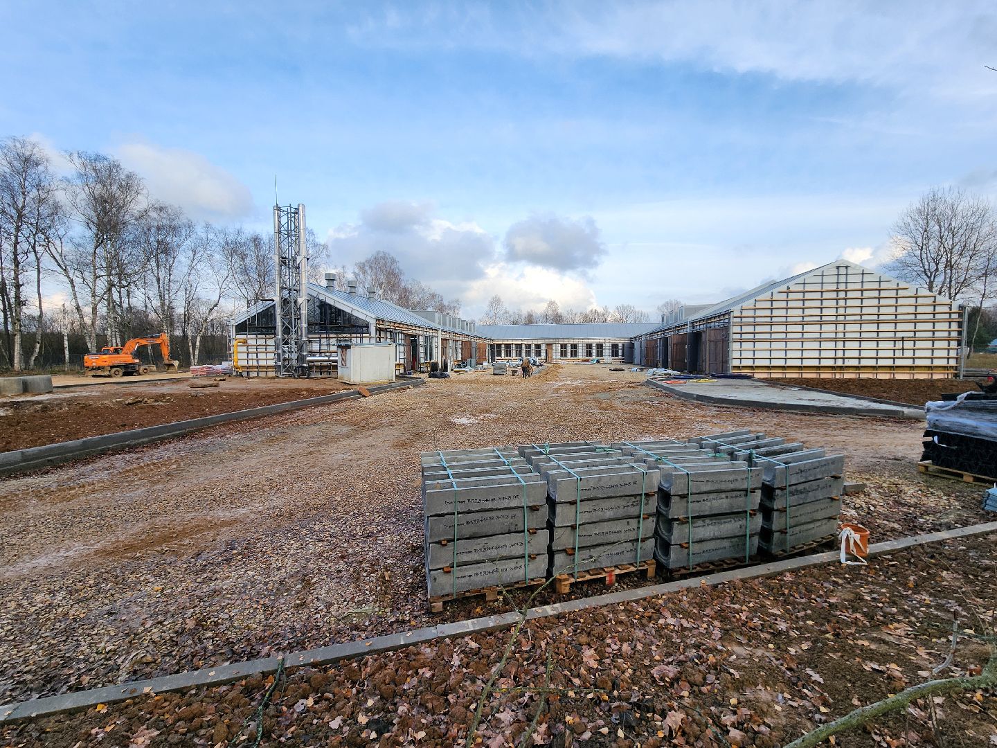 чехов,село мелихово, инженерно-технический корпус, строительство , реконструкция , обустройство автостоянки, парковка, объездная дорога, проезды и проходы, подготовка основы, асфальтирование, спецтехника,поручение губернатора подмосковья,