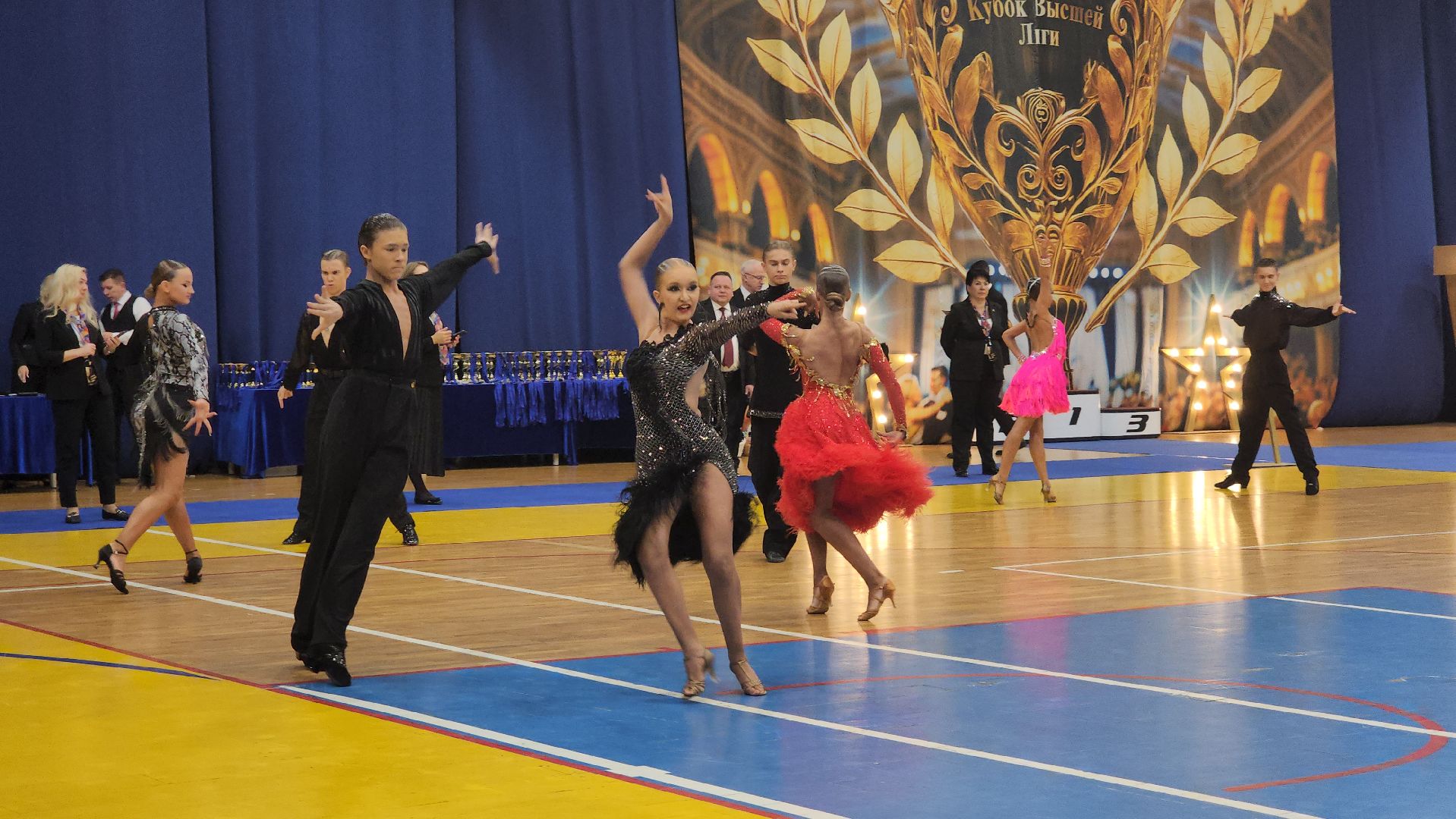 Танцы, Лобня, Дворец спорта,Соревнования по танцевальному спорту, Кубок высшей лиги по танцевальному спорту,